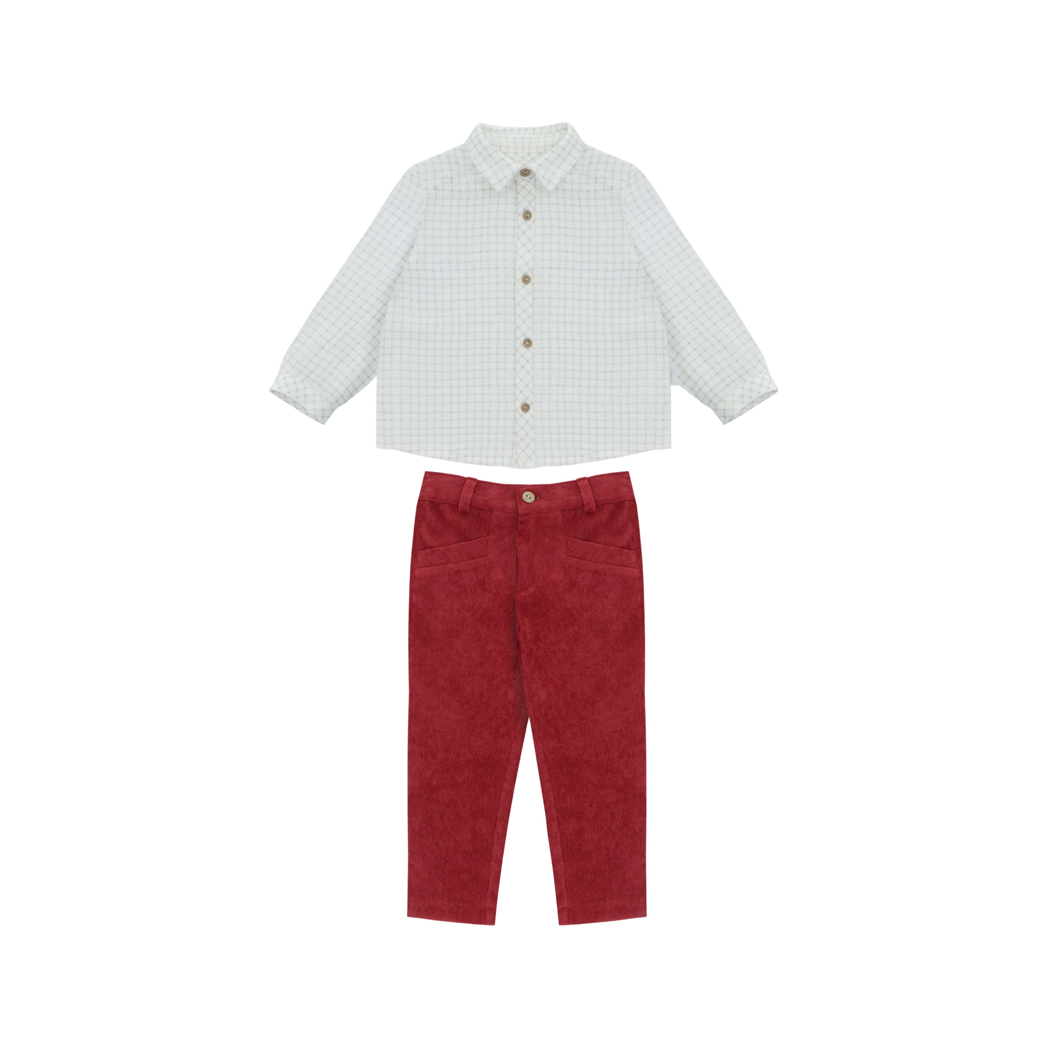 Conjunto Camisa y Pantalón Cambridge Niño