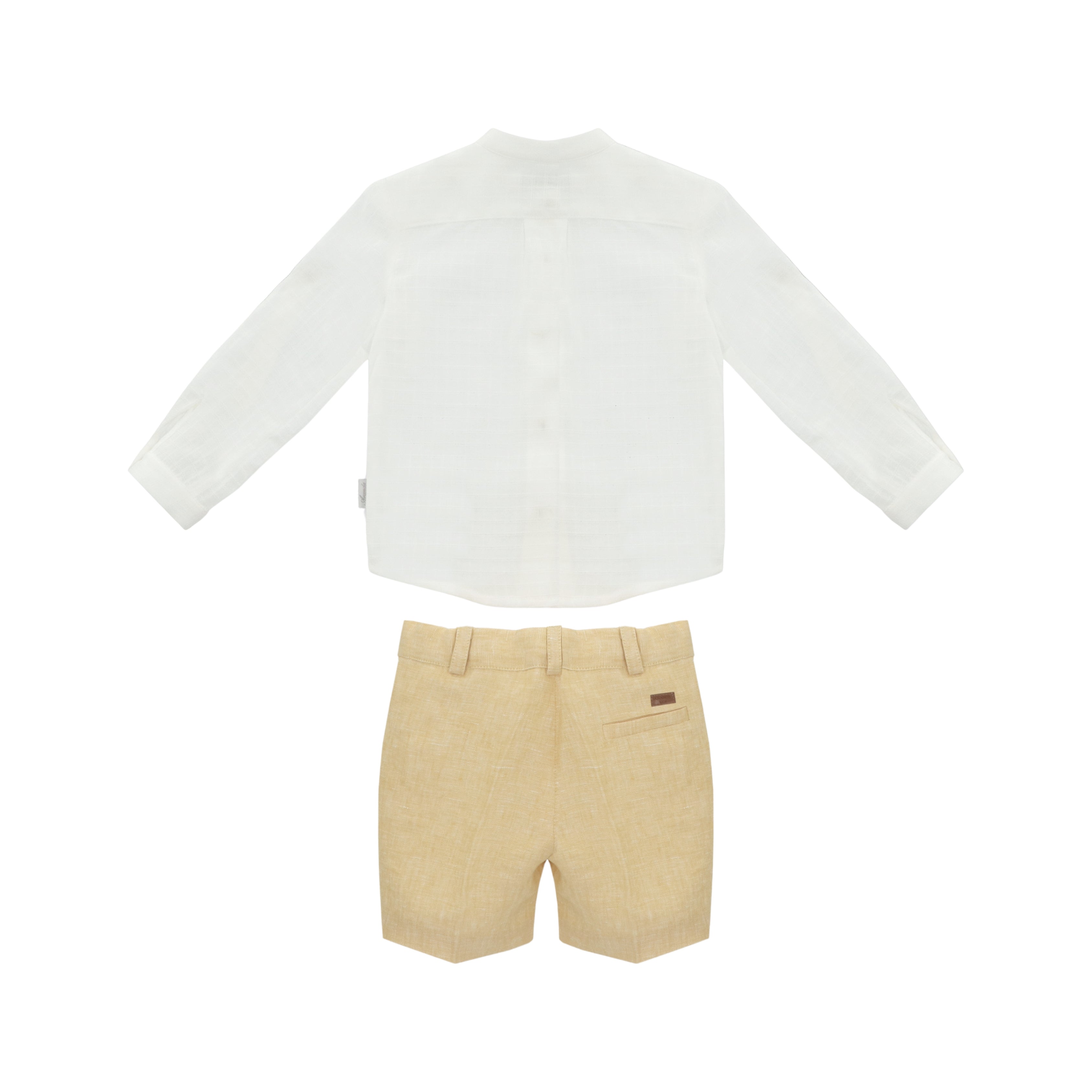 Conjunto Camisa y Short Canario Niño
