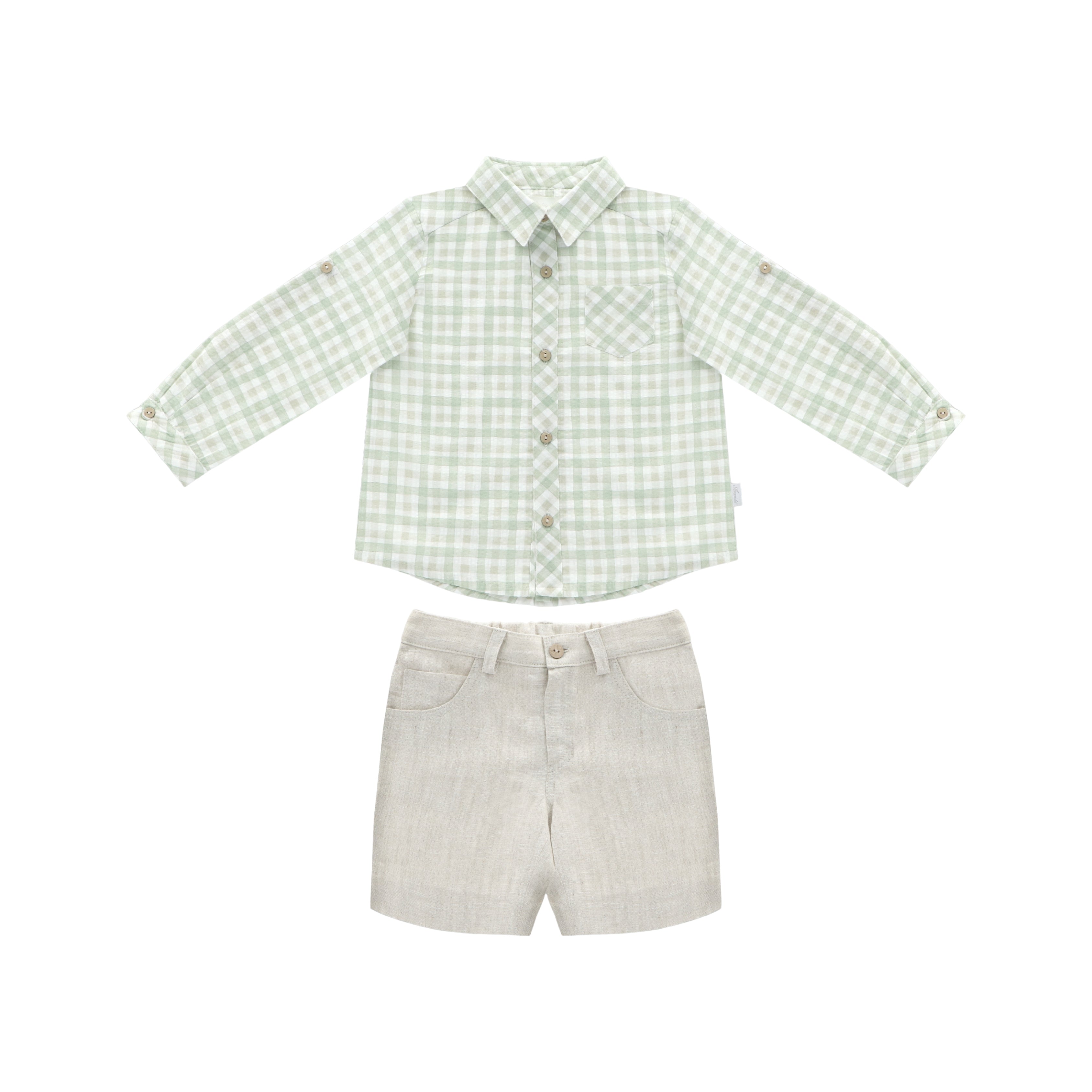 Conjunto Camisa y Short Palmi Niño