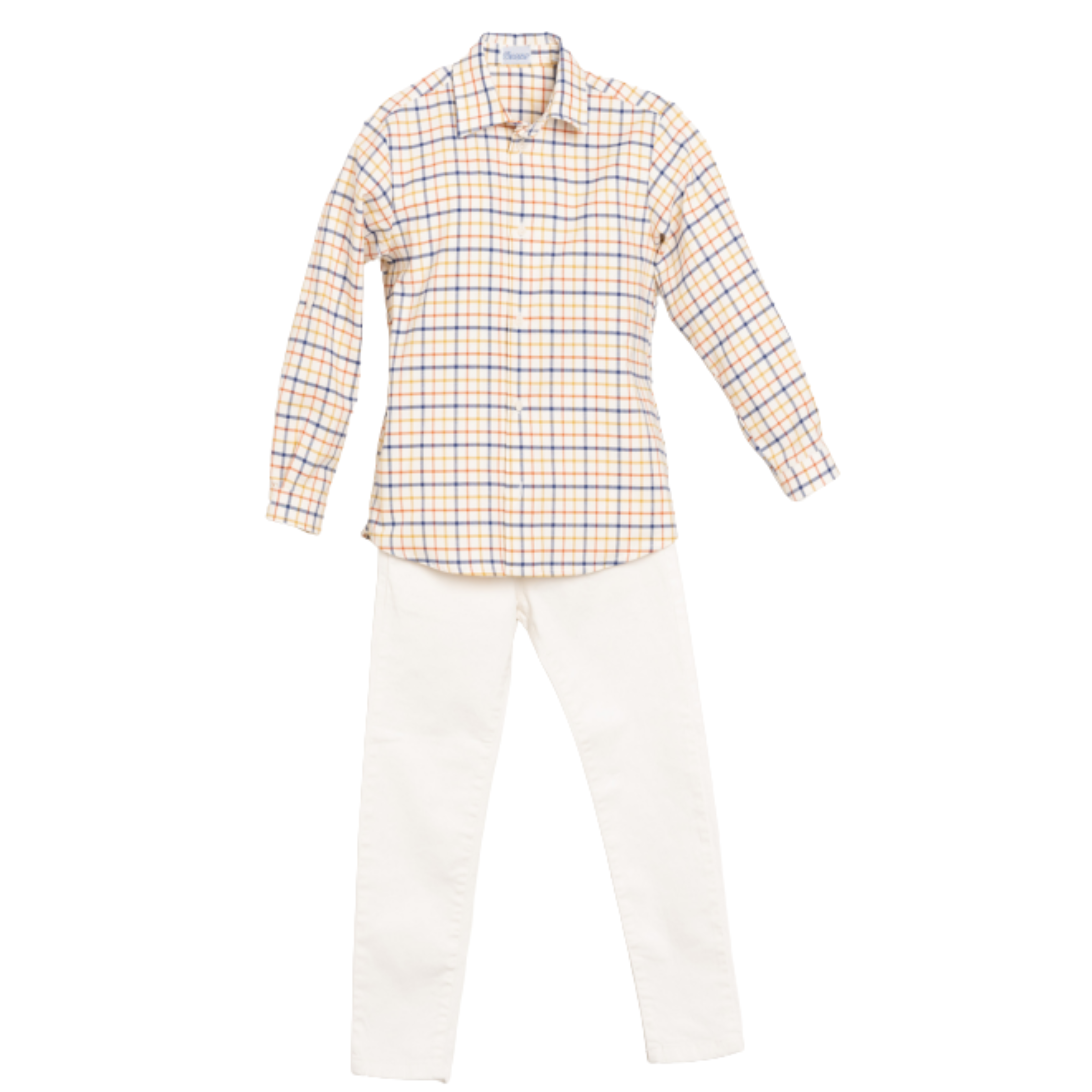 Conjunto Pantalón Pana Mostaza Niño