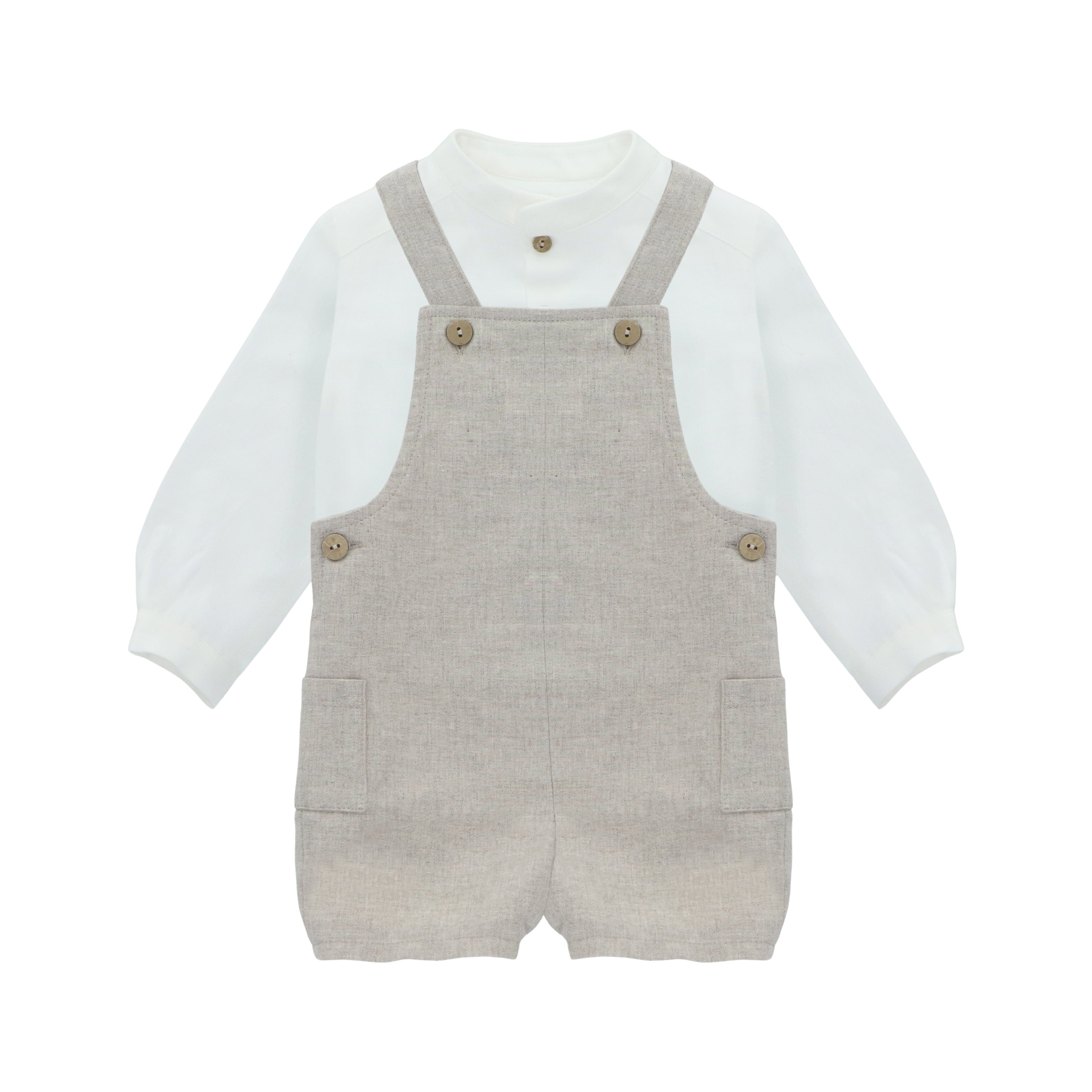 Conjunto Camisa y Peto Newport Bebé
