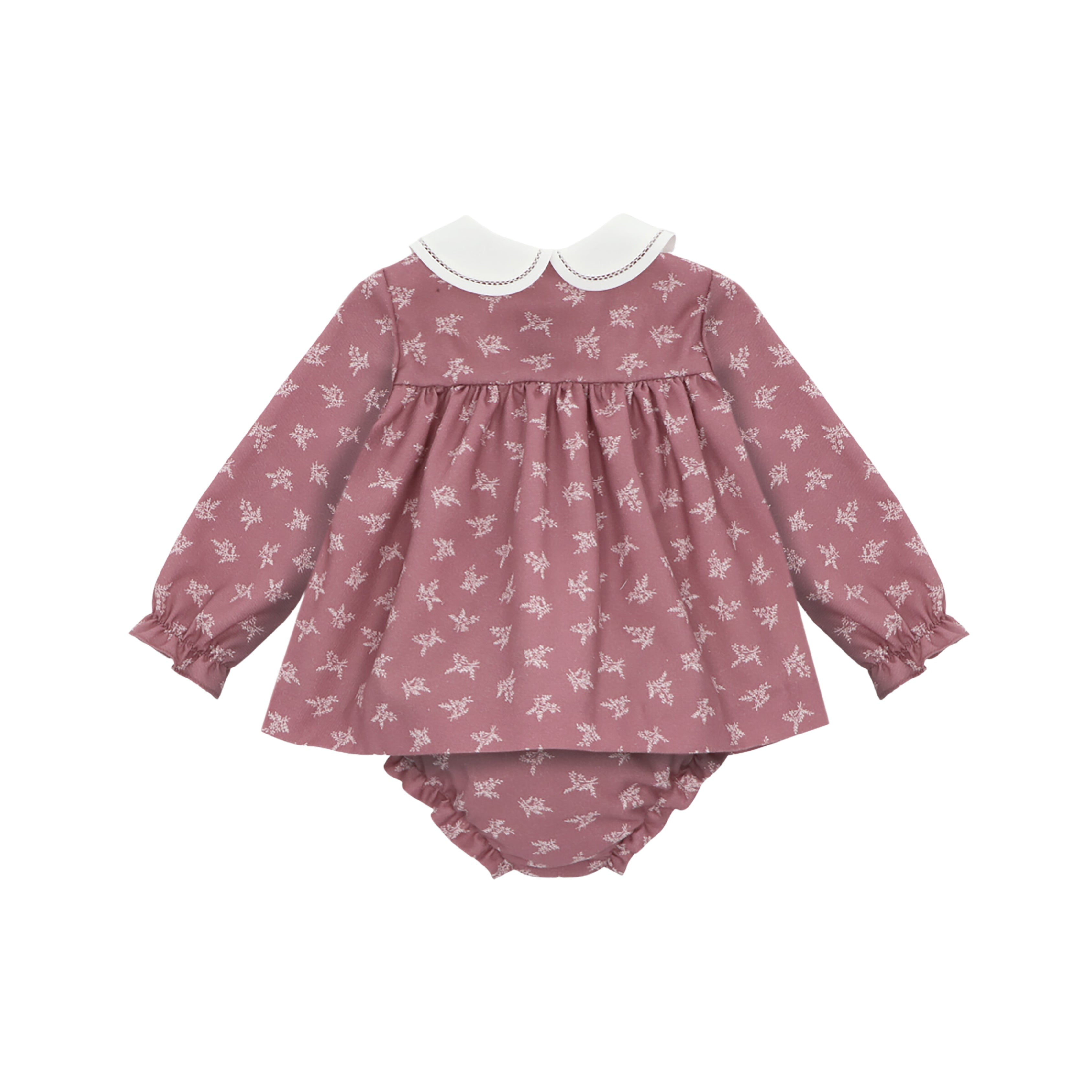 Vestido y Braga Plum Bebé