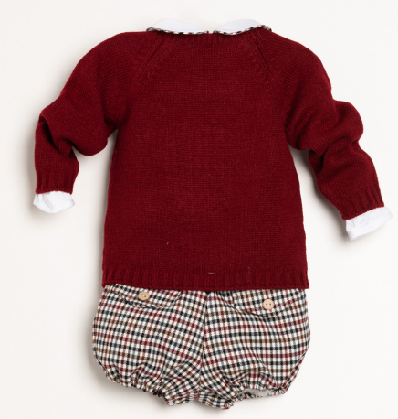Conjunto Sueter Nogal Bebé