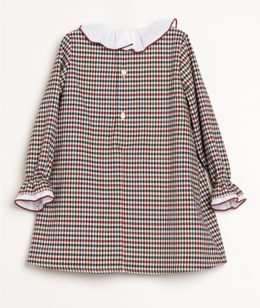 Vestido Todo Cuadros Niña