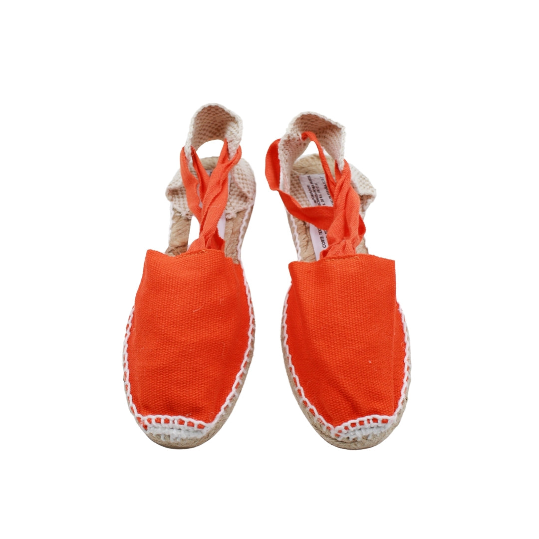 Alpargatas con cordones Naranja