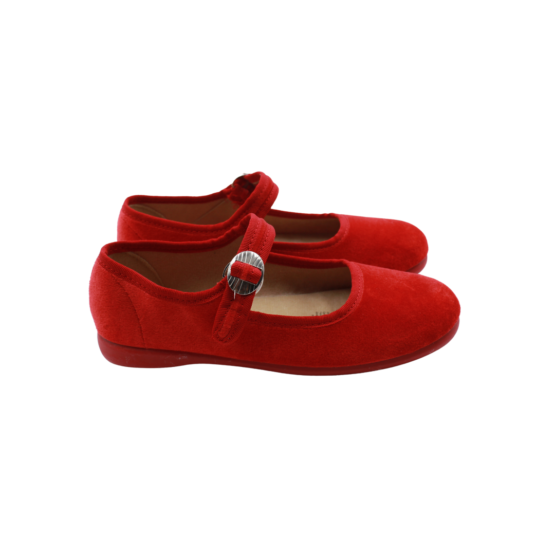 Mercedita de Terciopelo Rojo