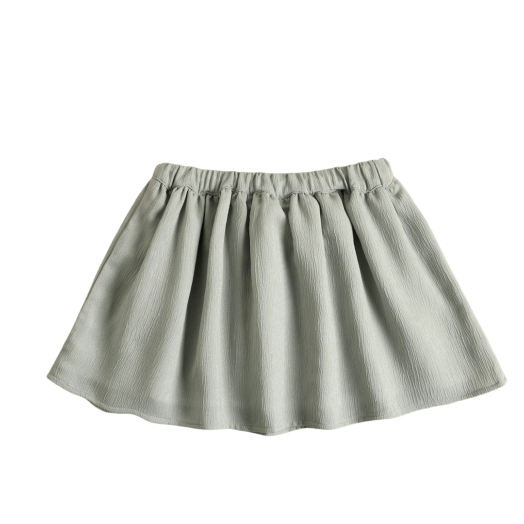 Conjunto Falda Olivo Niña