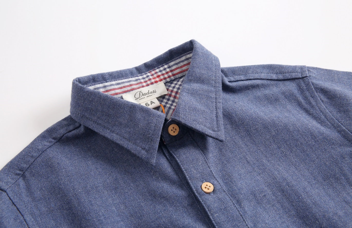 Camisa Cuadros Azules Niño