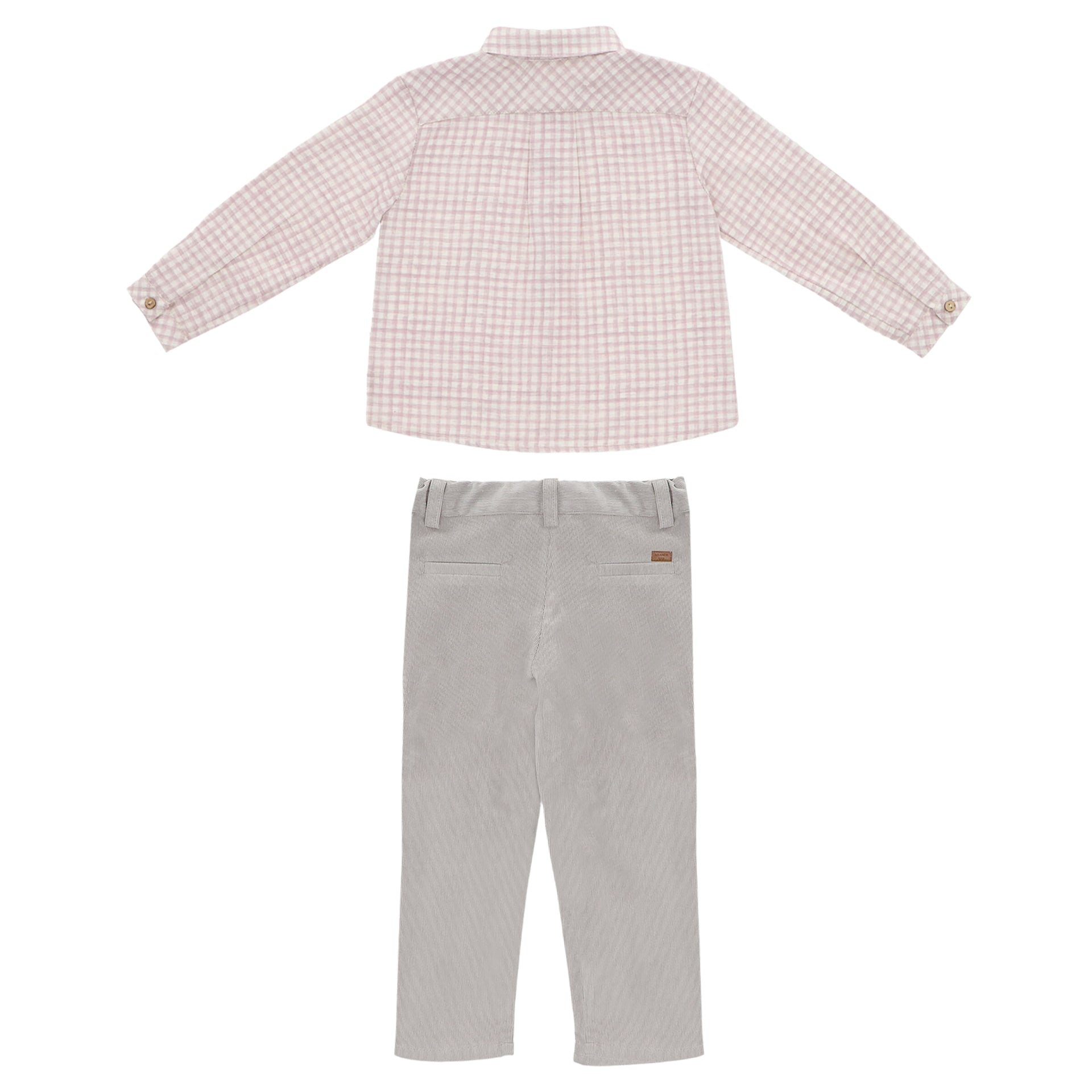 Plum Boy's Shirt and Trousers Set