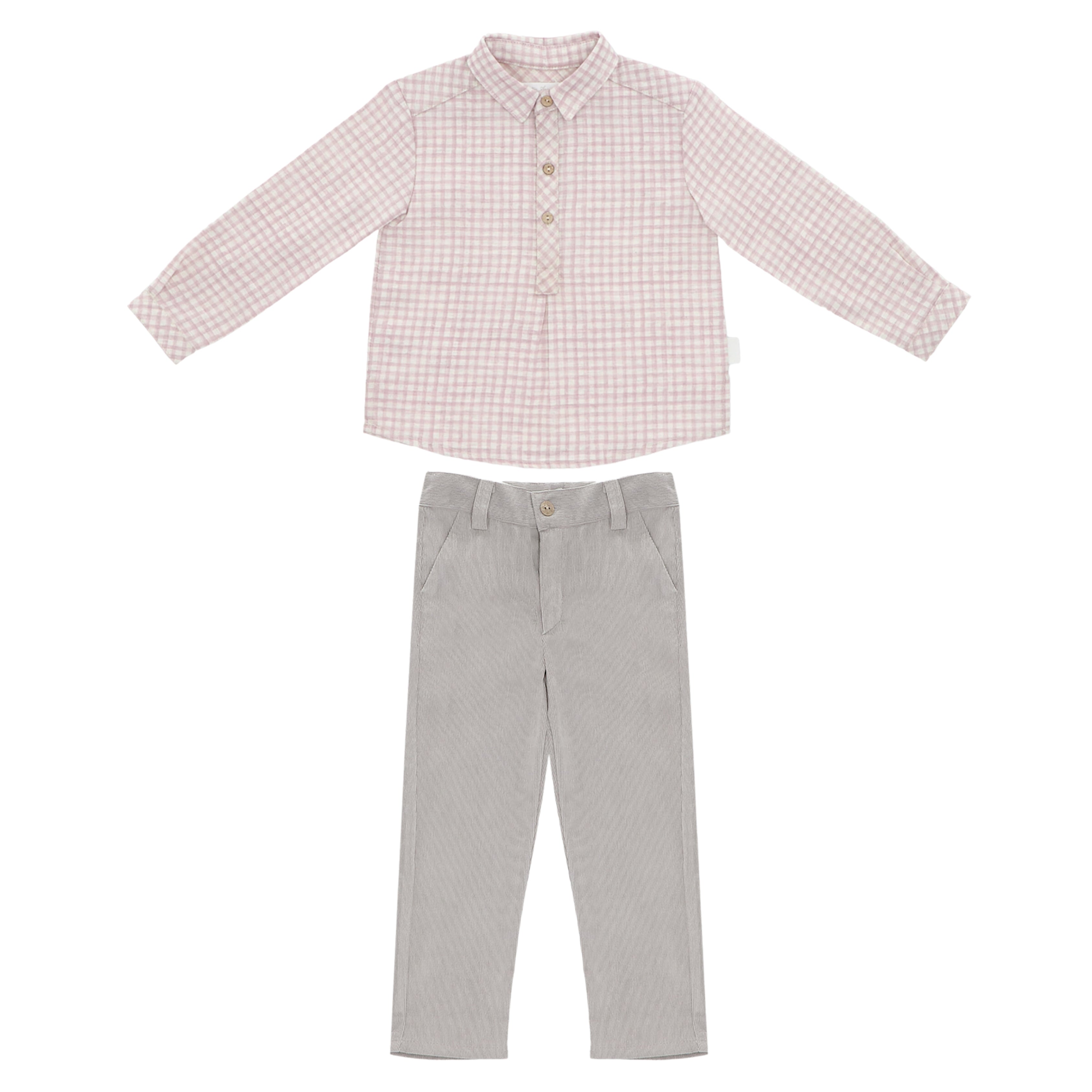 Conjunto Camisa y Pantalón Plum Niño