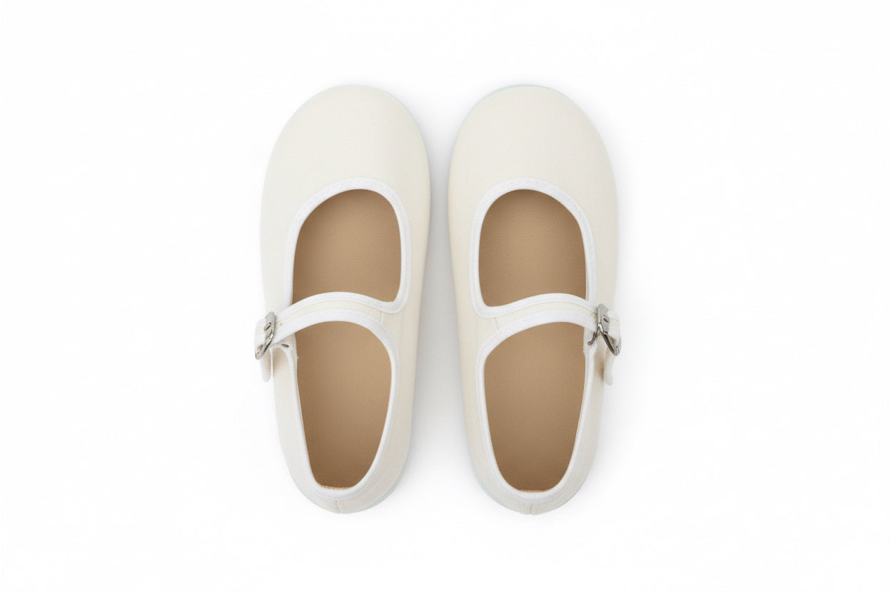 Mercedita de Lona Blanco