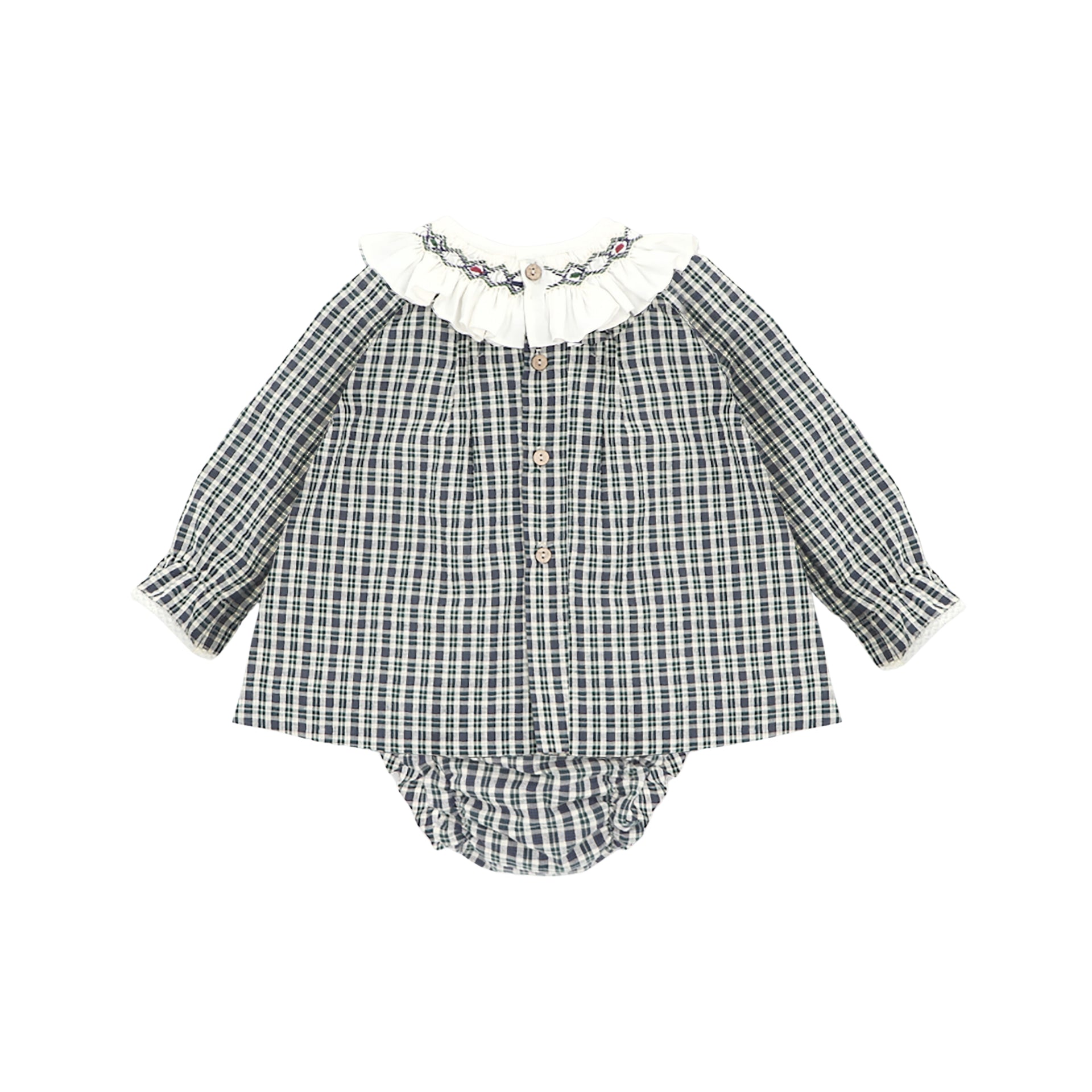 Pine Tree Baby Dress and Panties