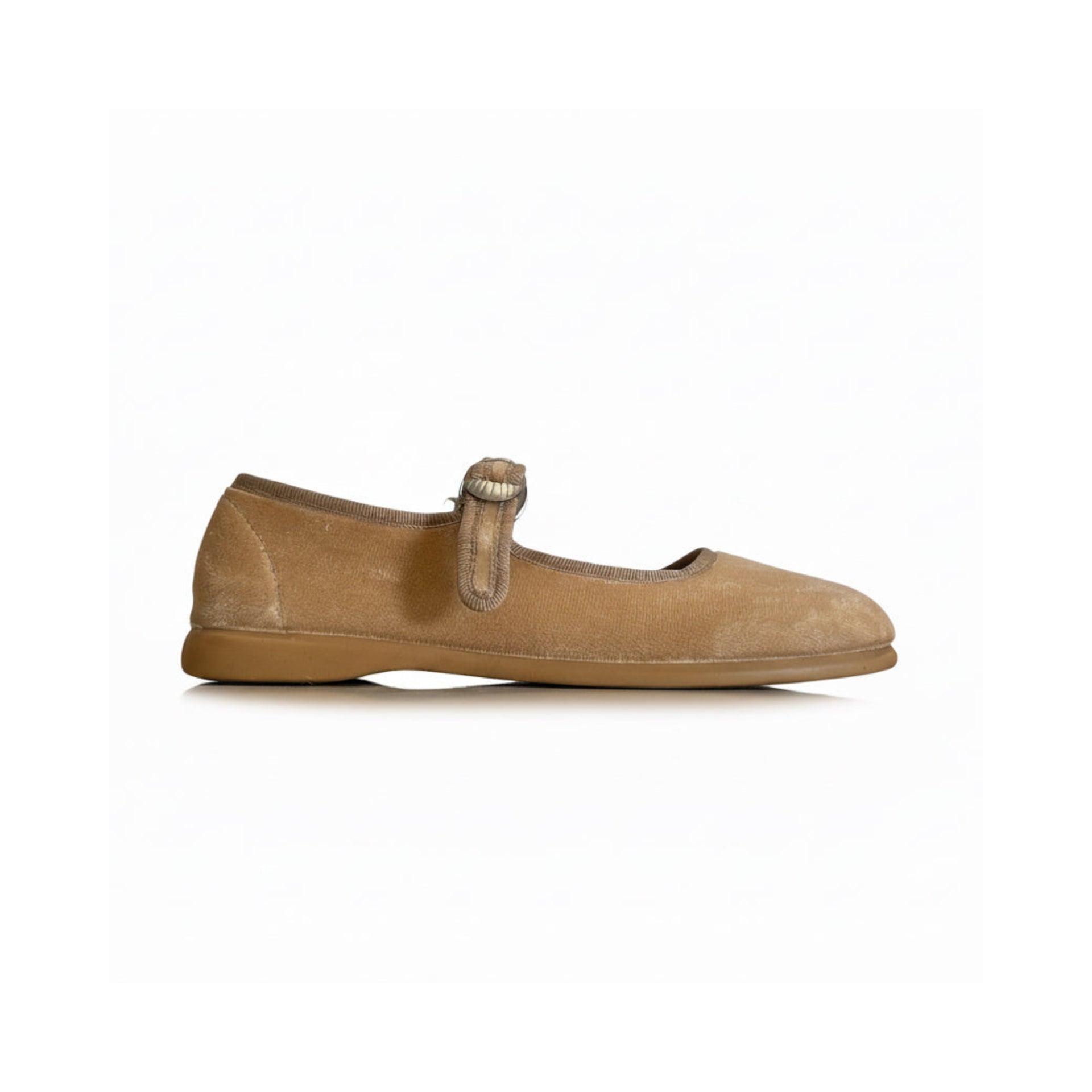 Mercedita de Terciopelo Camel Adulto