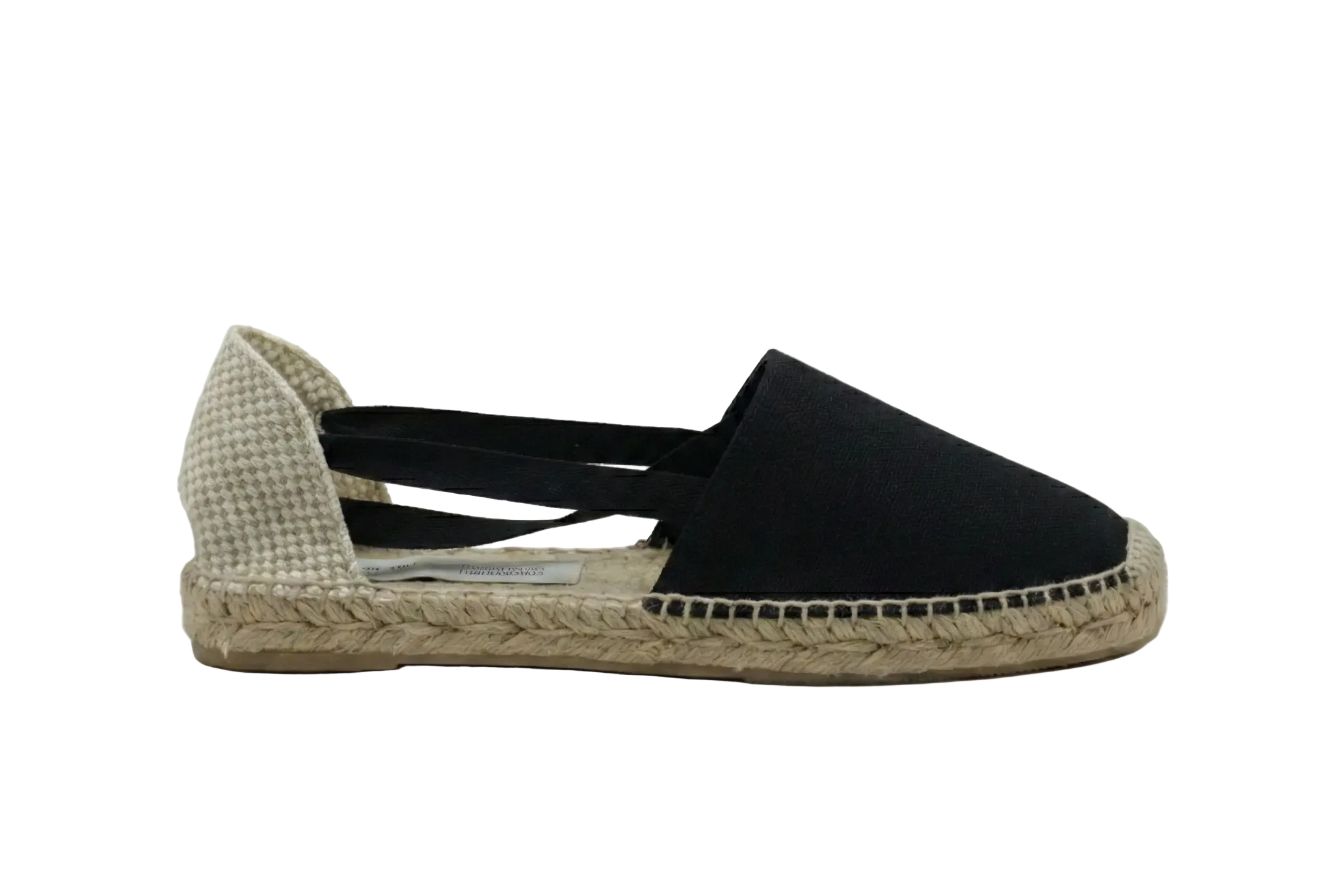 Alpargatas con cordones Negro