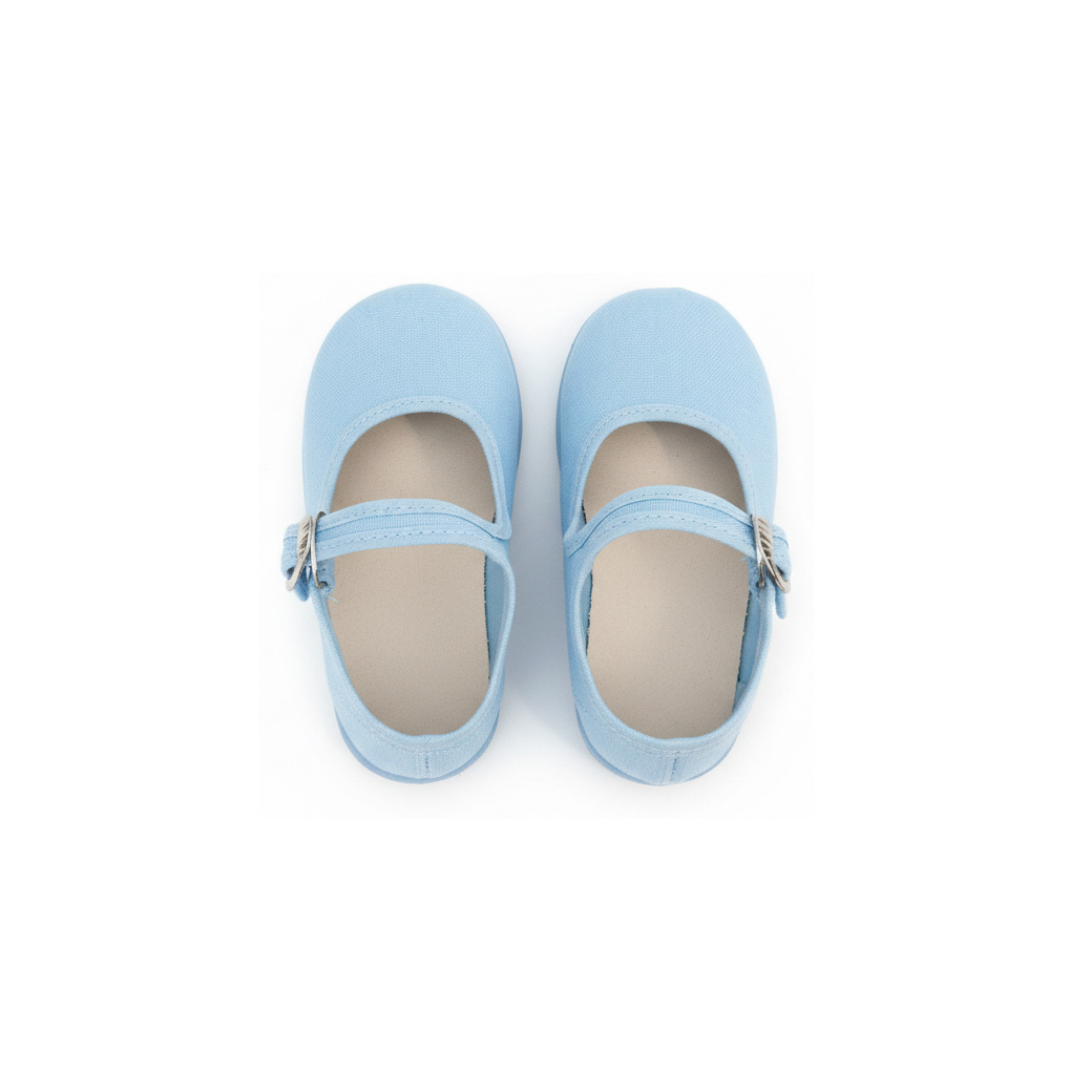 Light Blue Canvas Mary Jane
