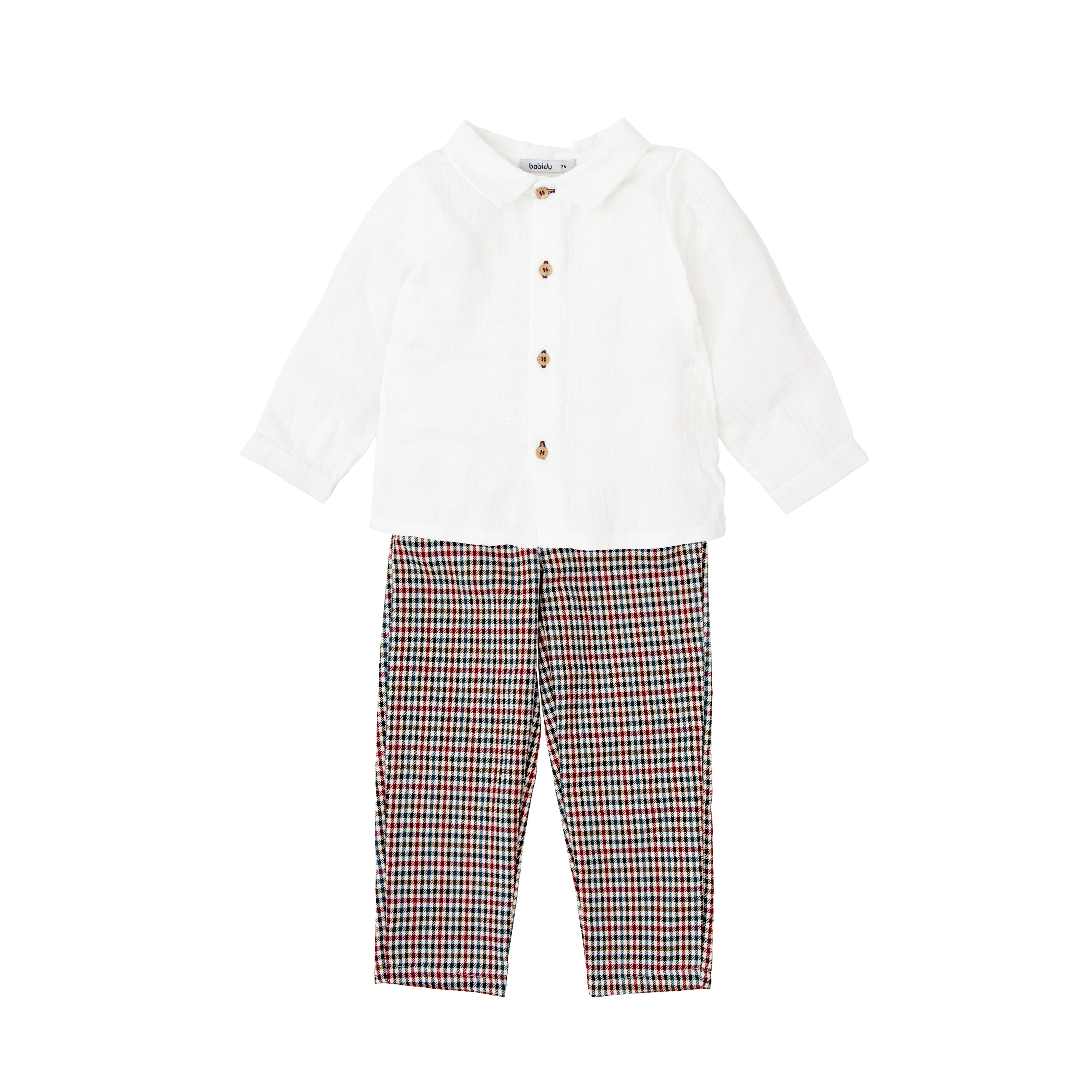 Conjunto Pantalón Nogal Niño