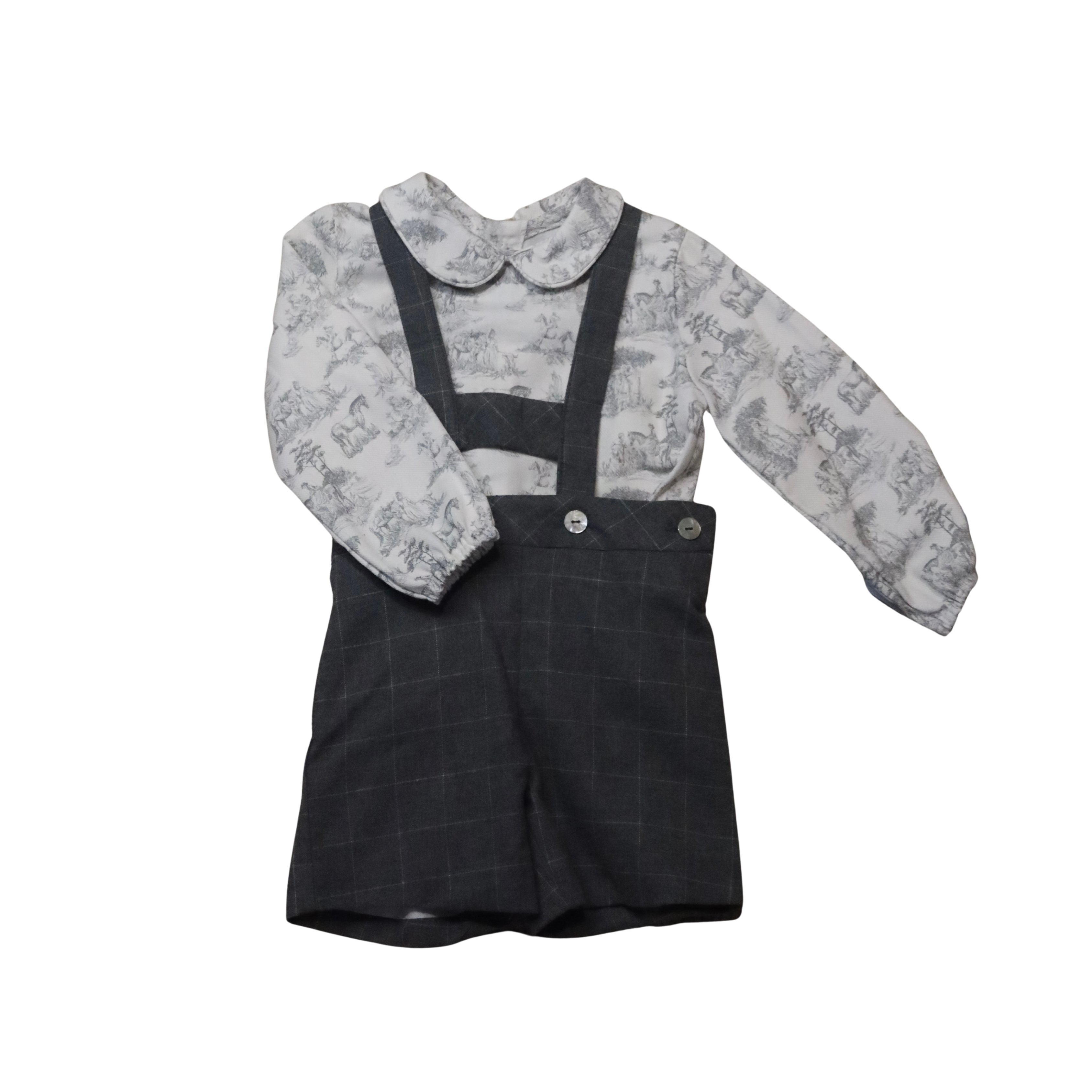 Camisa y Peto Versailles Bebé