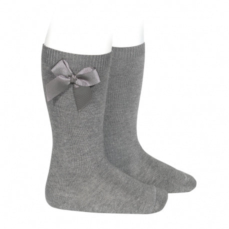 Condor Grey Bow Socks