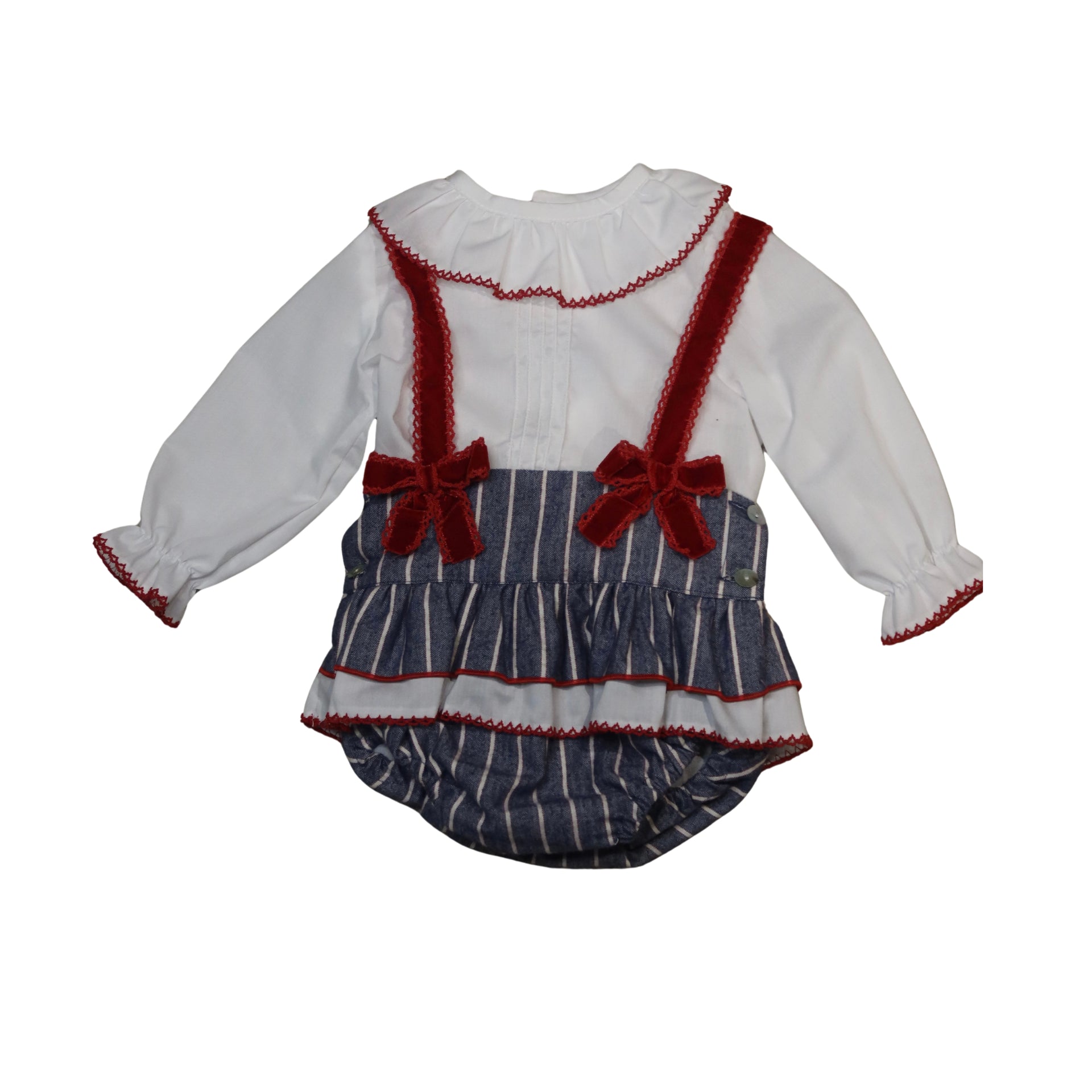 Baby Mist Blouse and Dungarees