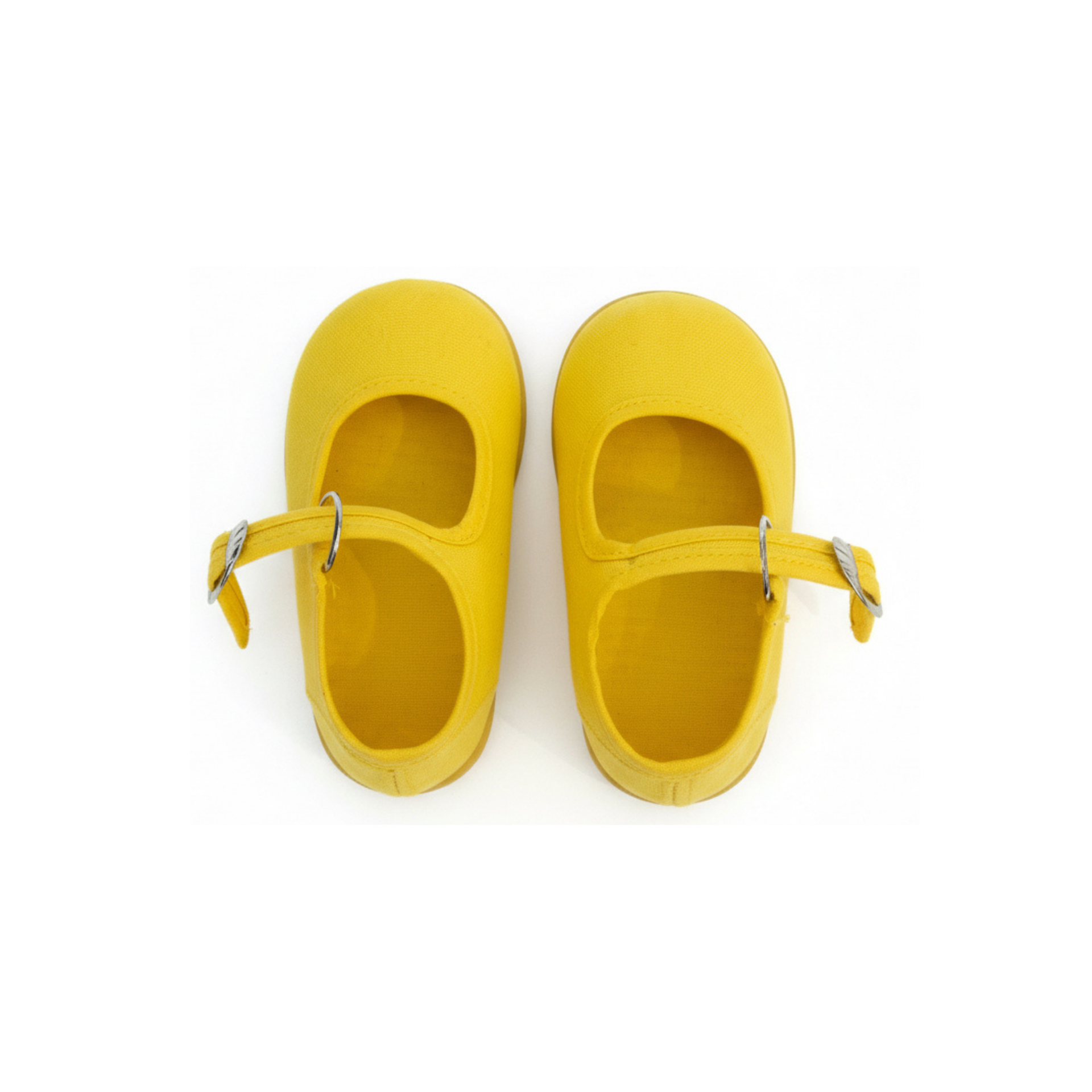 Yellow Canvas Mary Jane