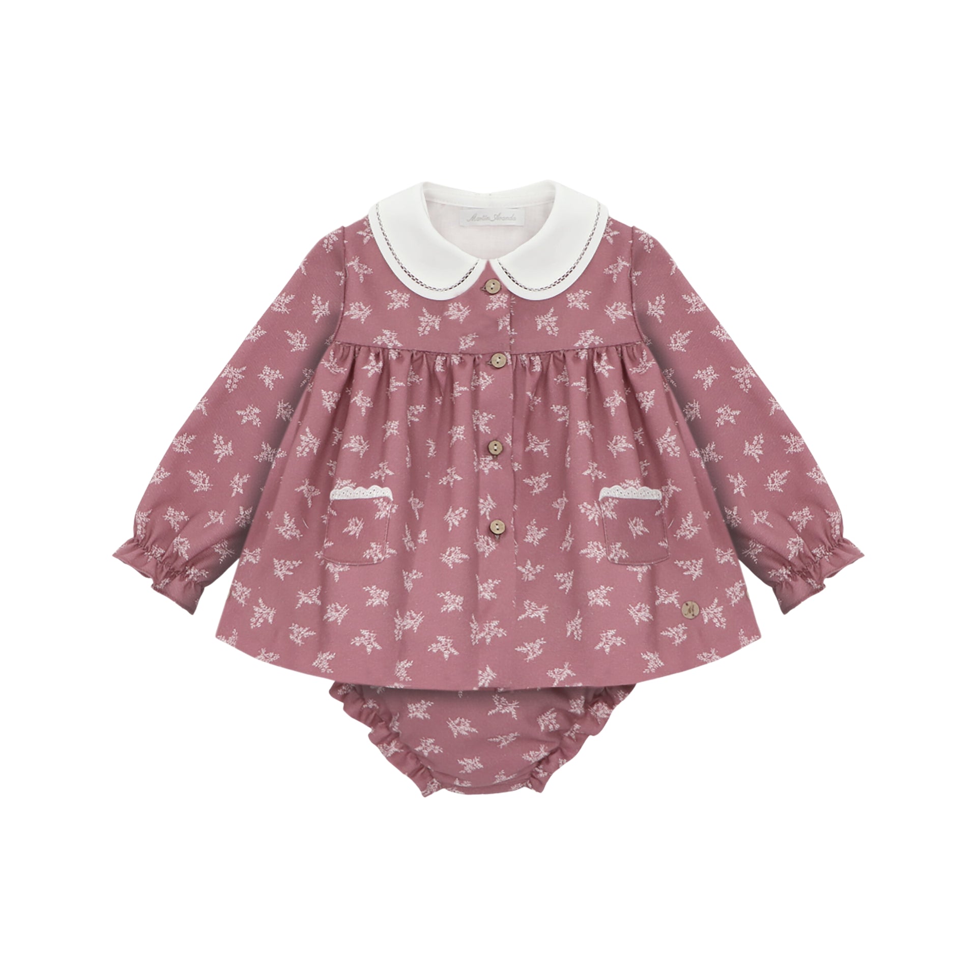Plum Baby Dress and Panties