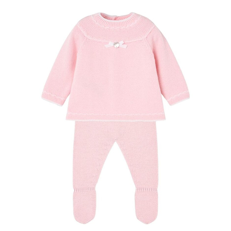 Conjunto Polaina Rosa Bebé