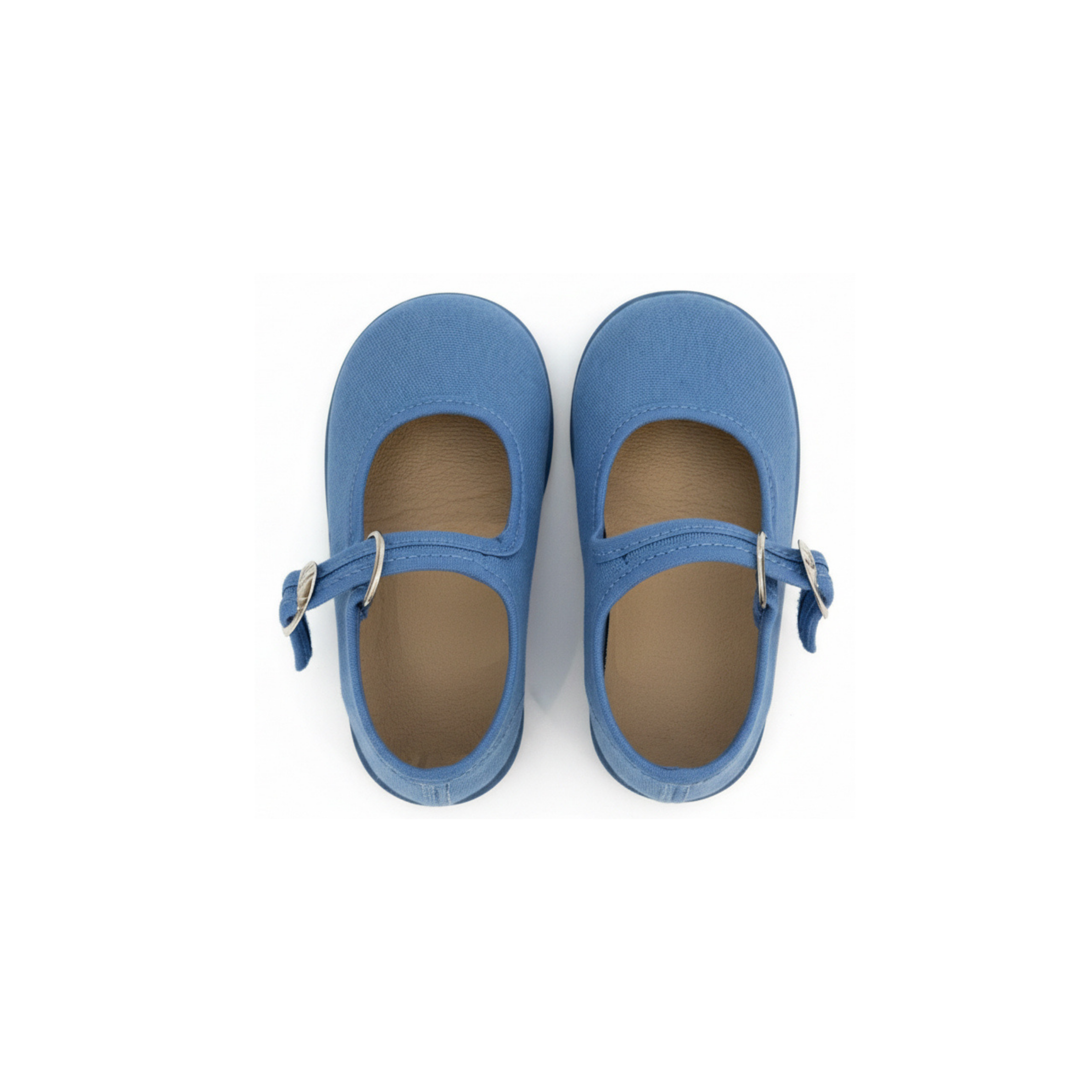 Canvas Mary Jane Shoes Steel