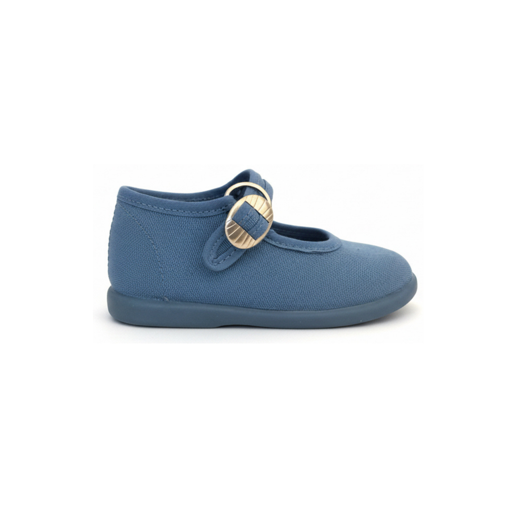 Canvas Mary Jane Shoes Steel