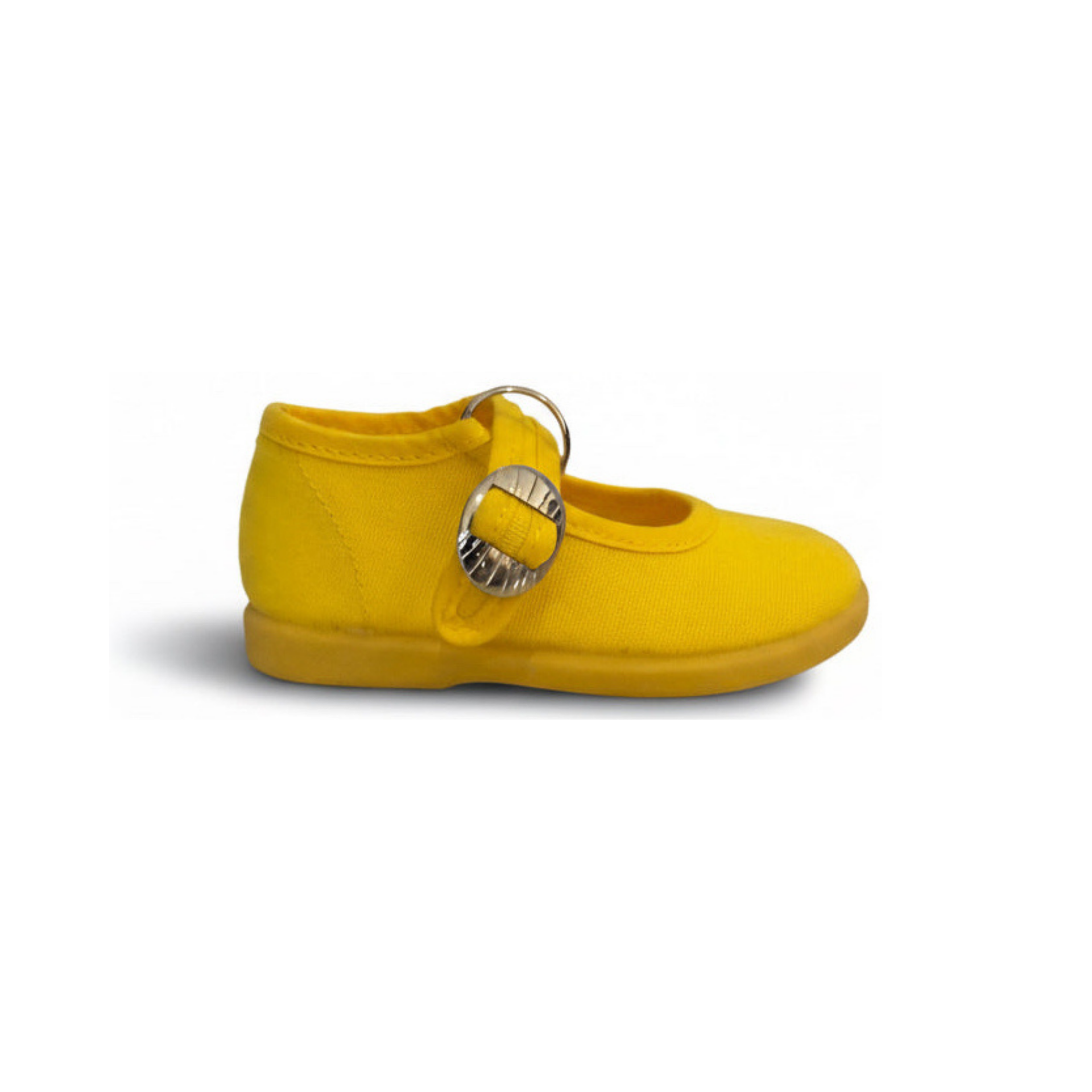Yellow Canvas Mary Jane