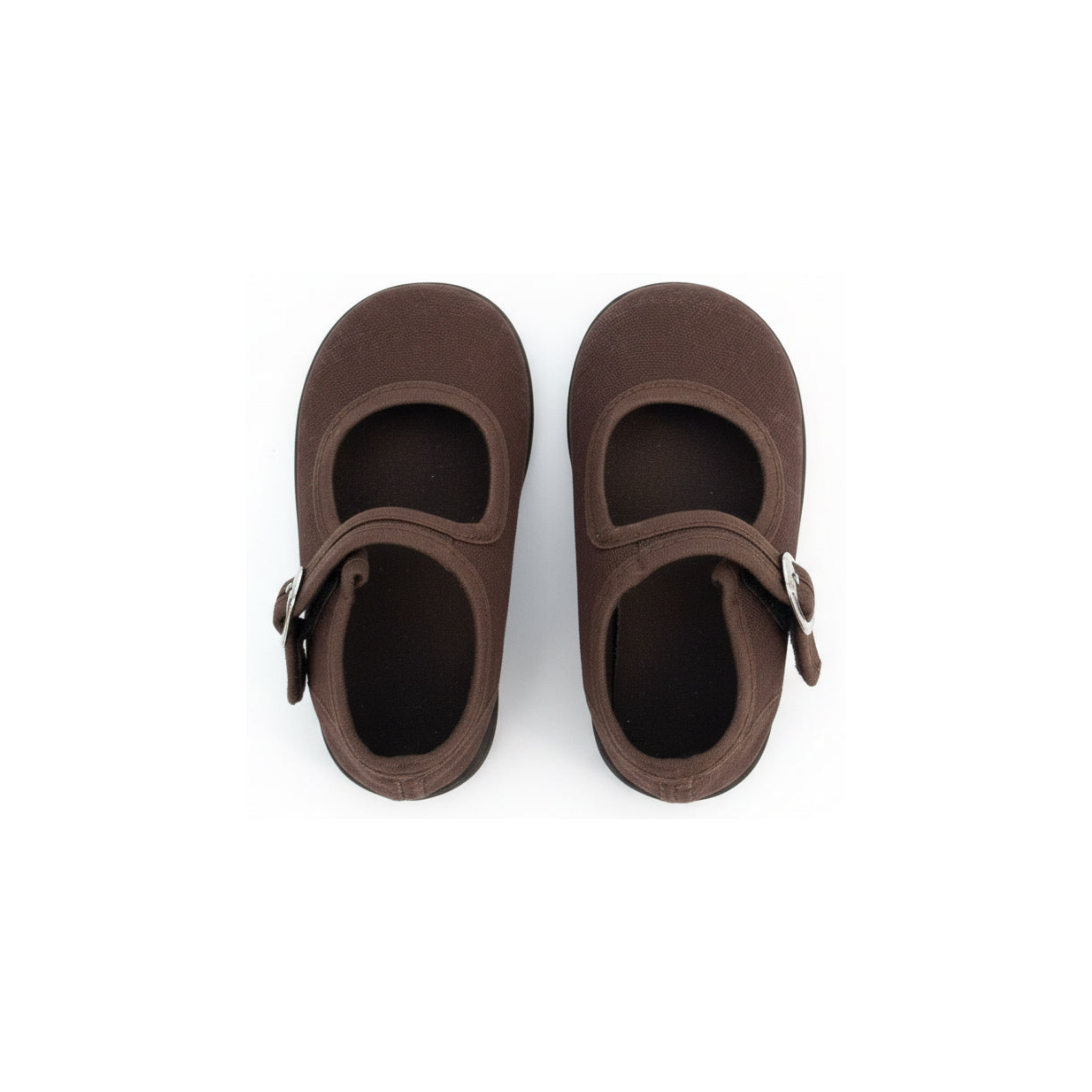 Brown Canvas Mary Jane