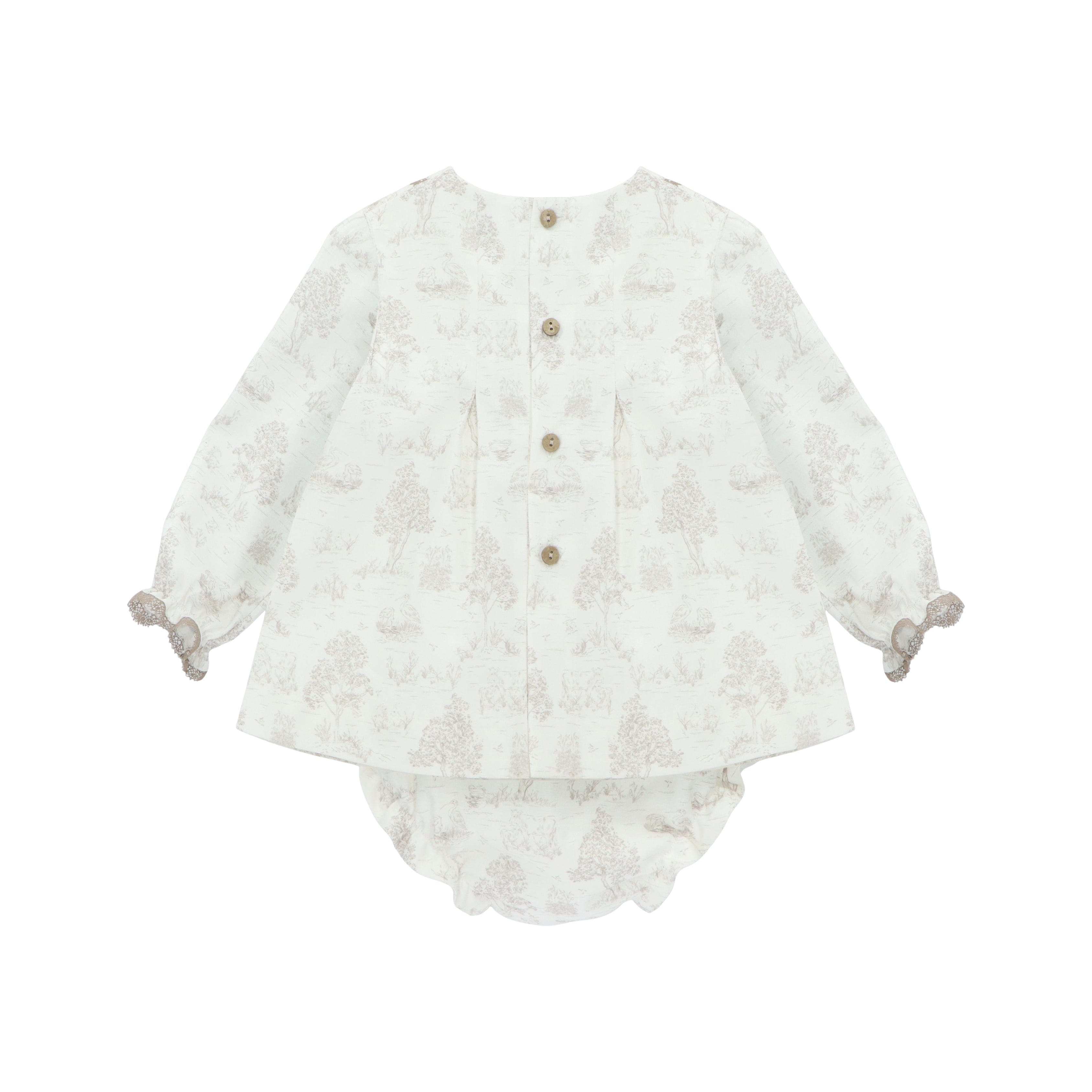 Vestido y Braga Newport Bebé