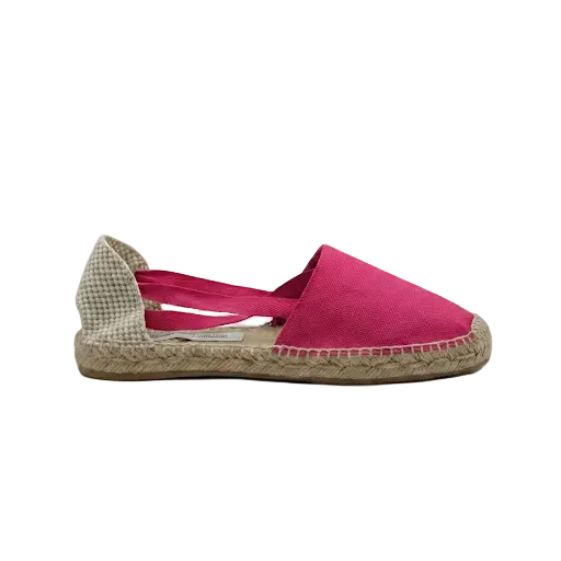 Alpargatas con cordones Fucsia