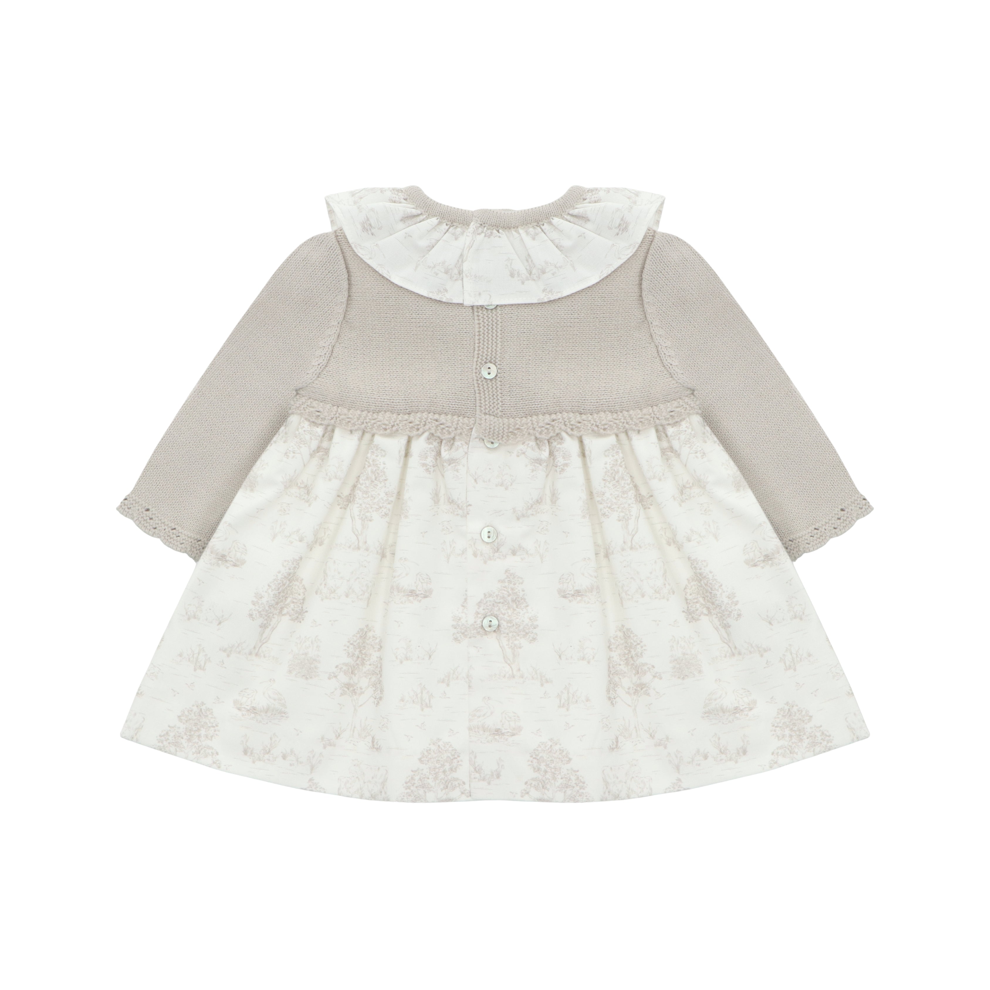 Vestido Punto y Tela Newport Bebé