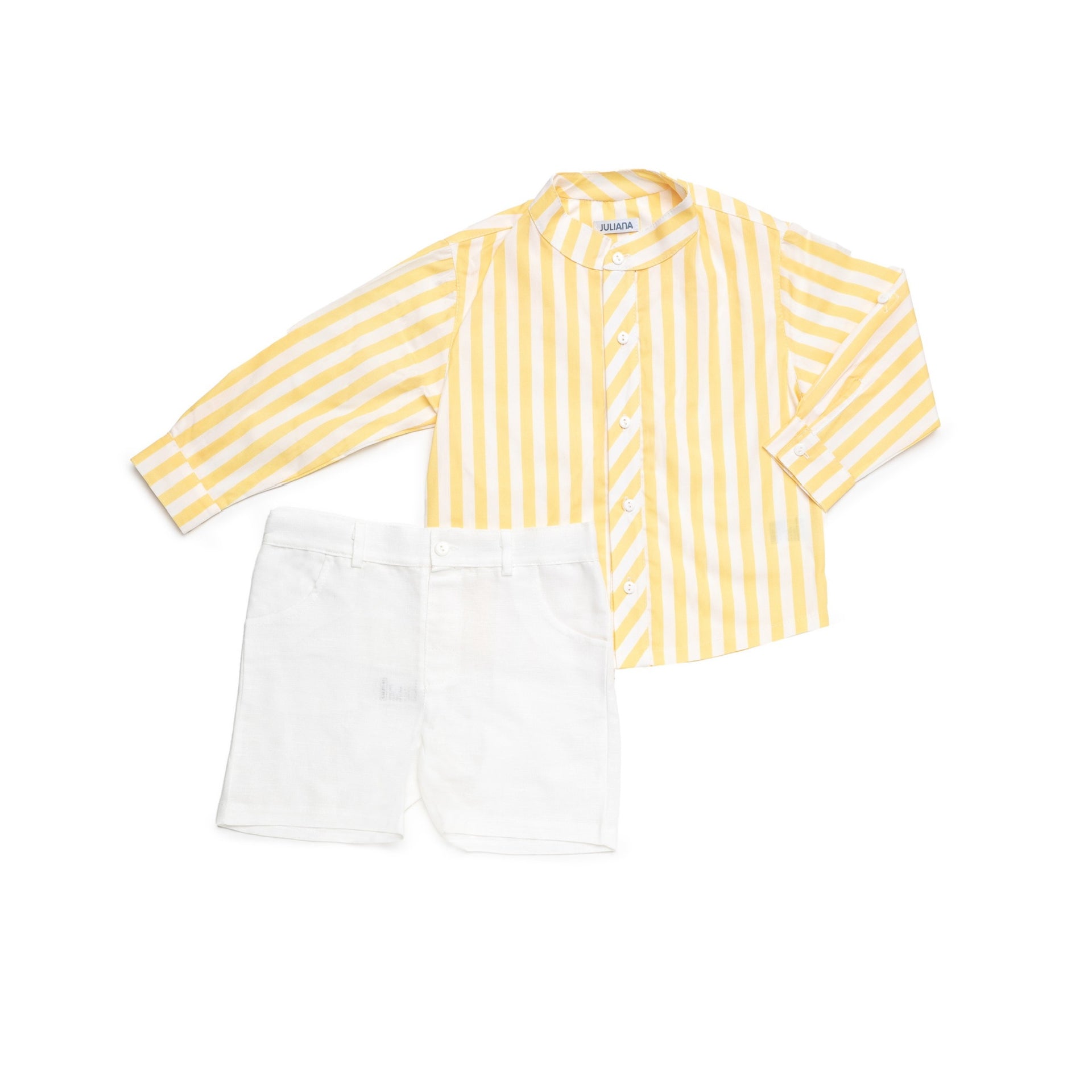 Camisa y Short Limón Niño