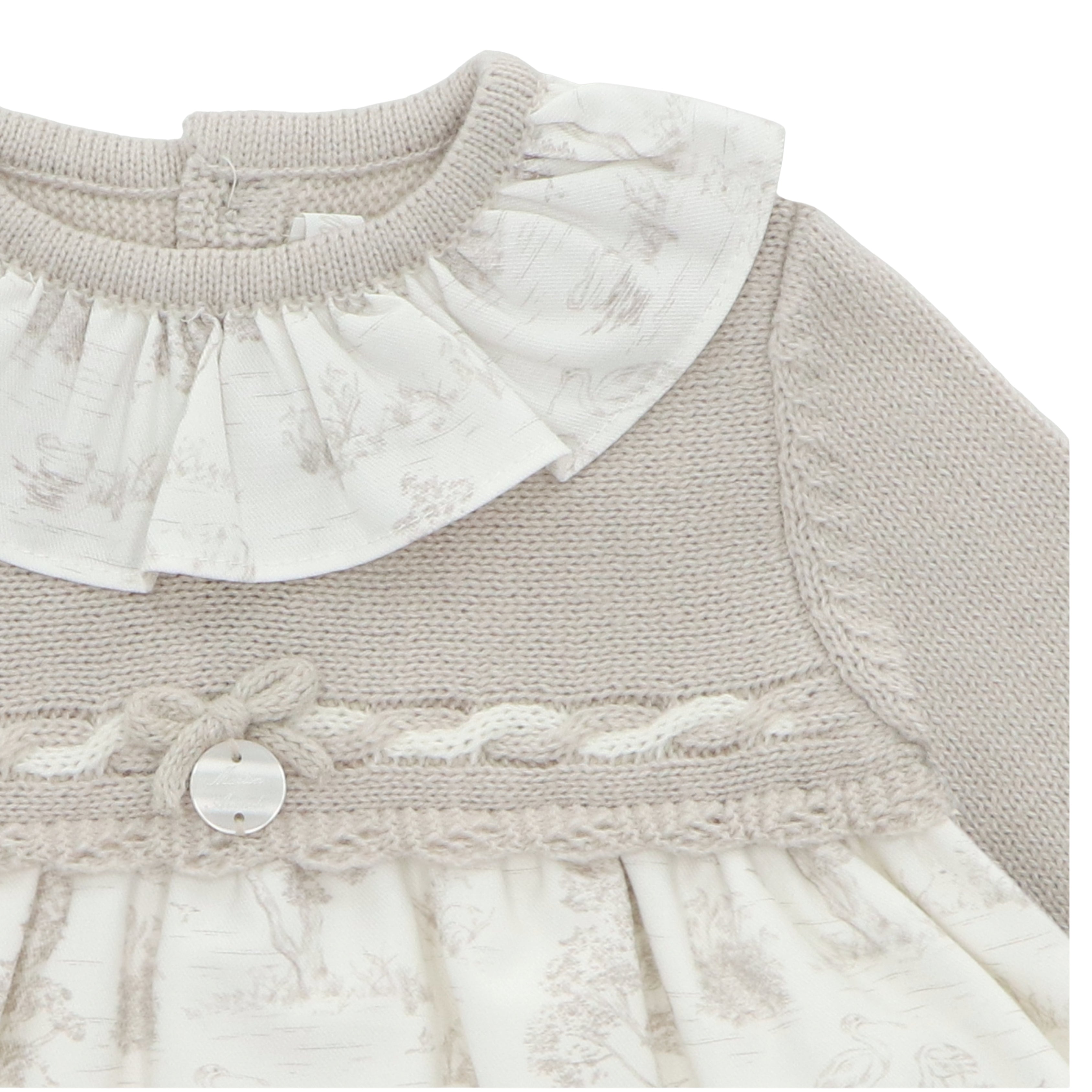 Vestido Punto y Tela Newport Bebé