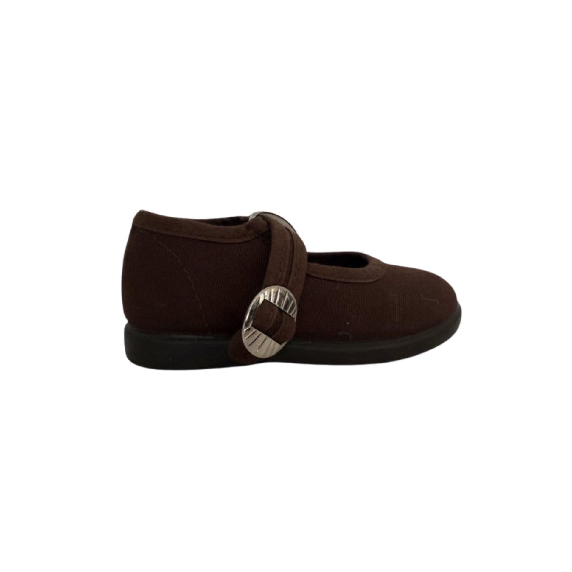 Brown Canvas Mary Jane