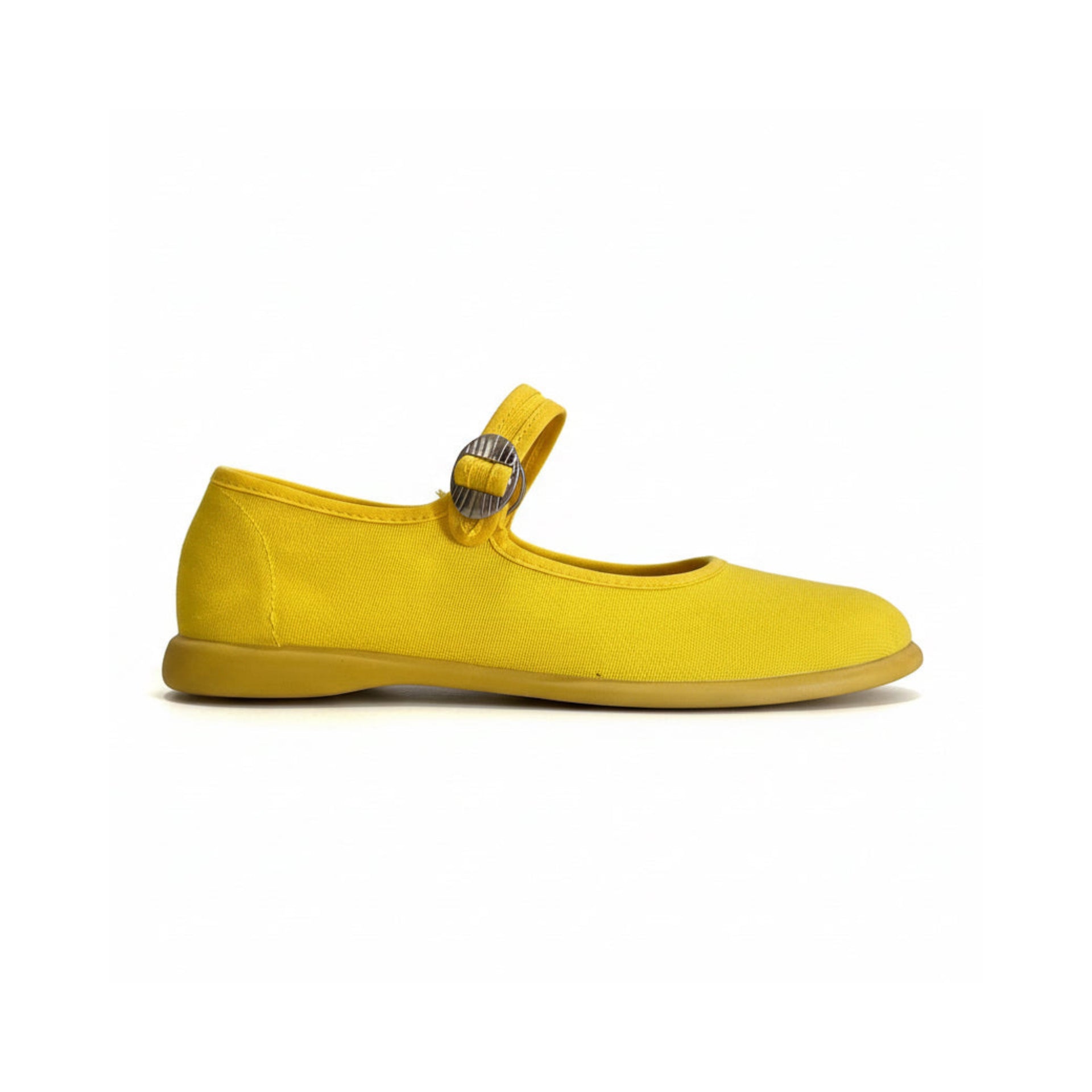 Mercedita de Lona Amarillo Adulto