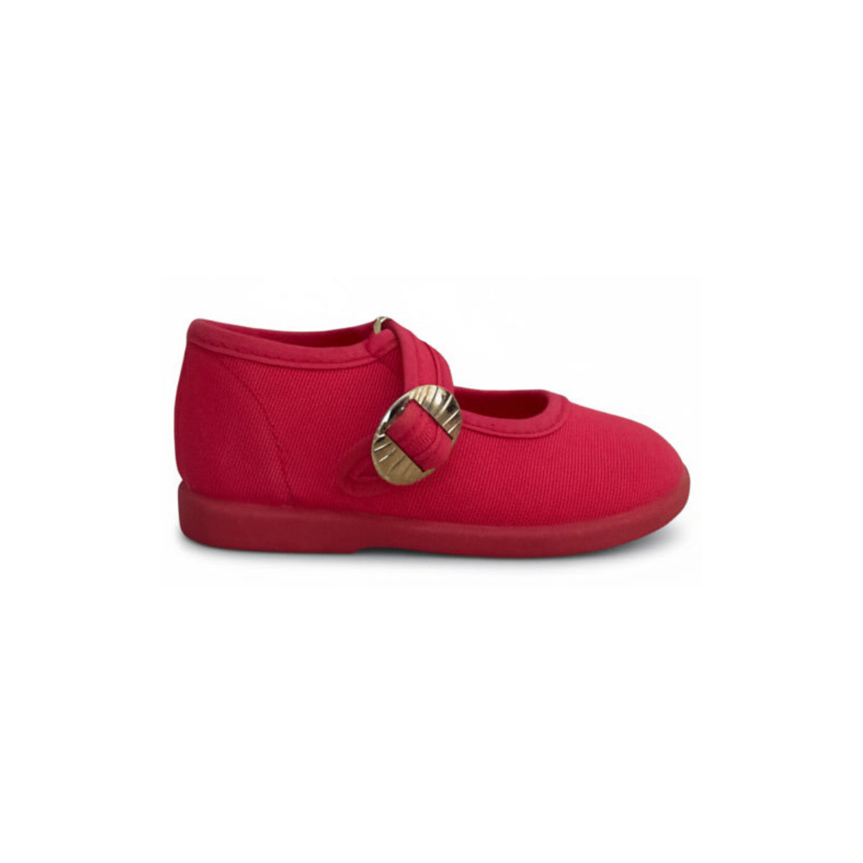 Fuchsia Canvas Mary Janes