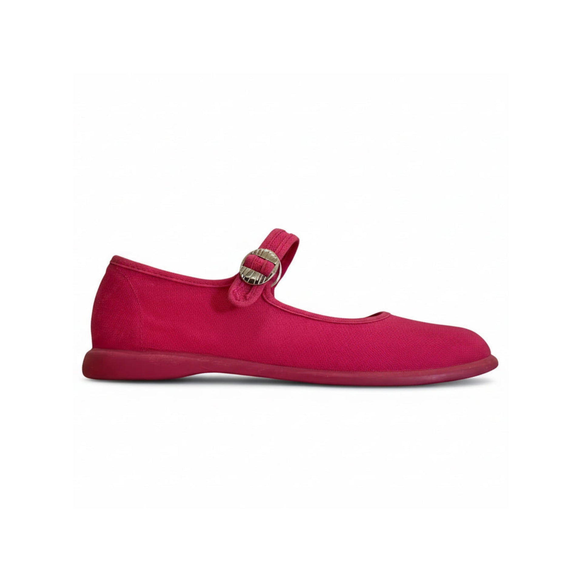 Mercedita de Lona Fucsia Adulto