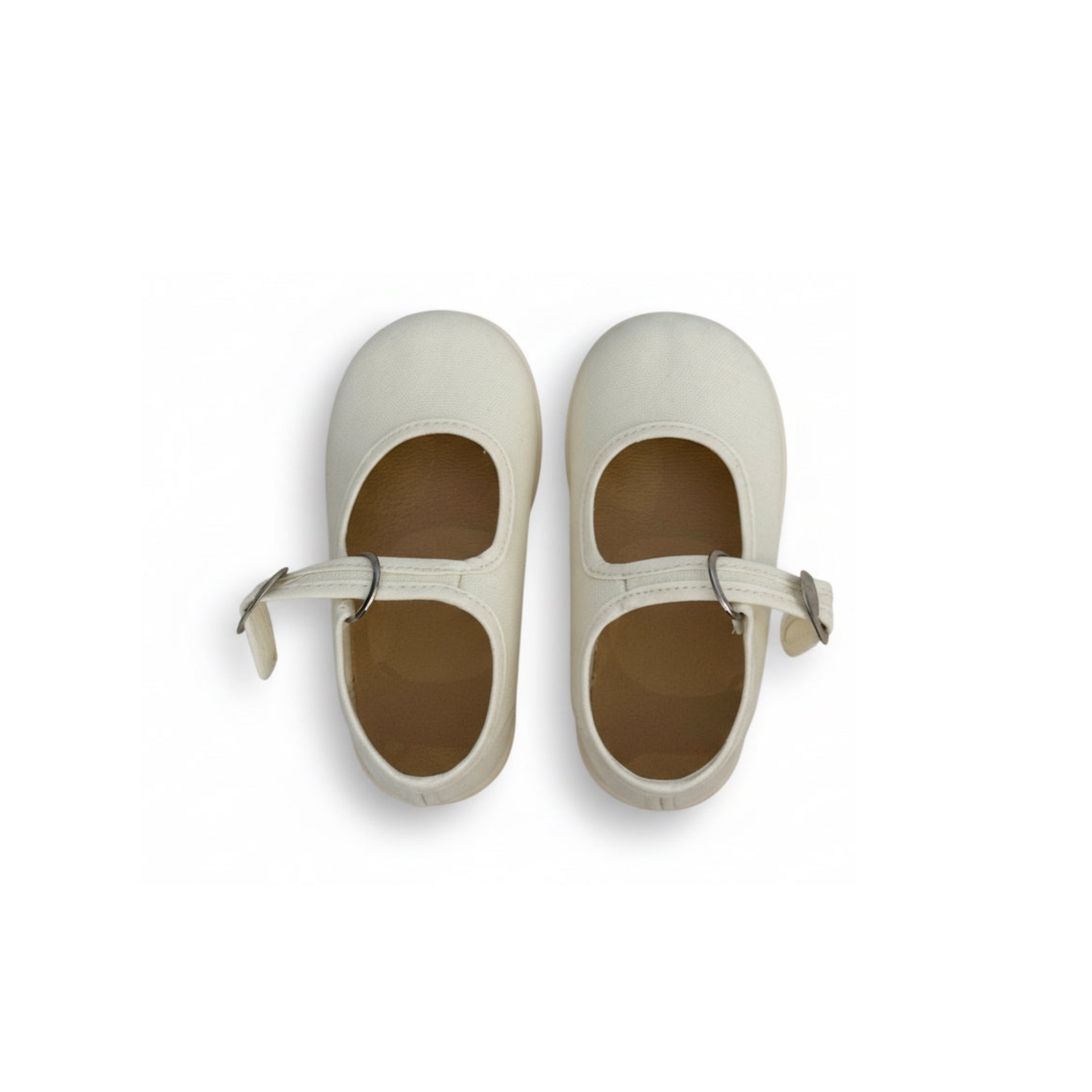 Beige Canvas Mary Jane