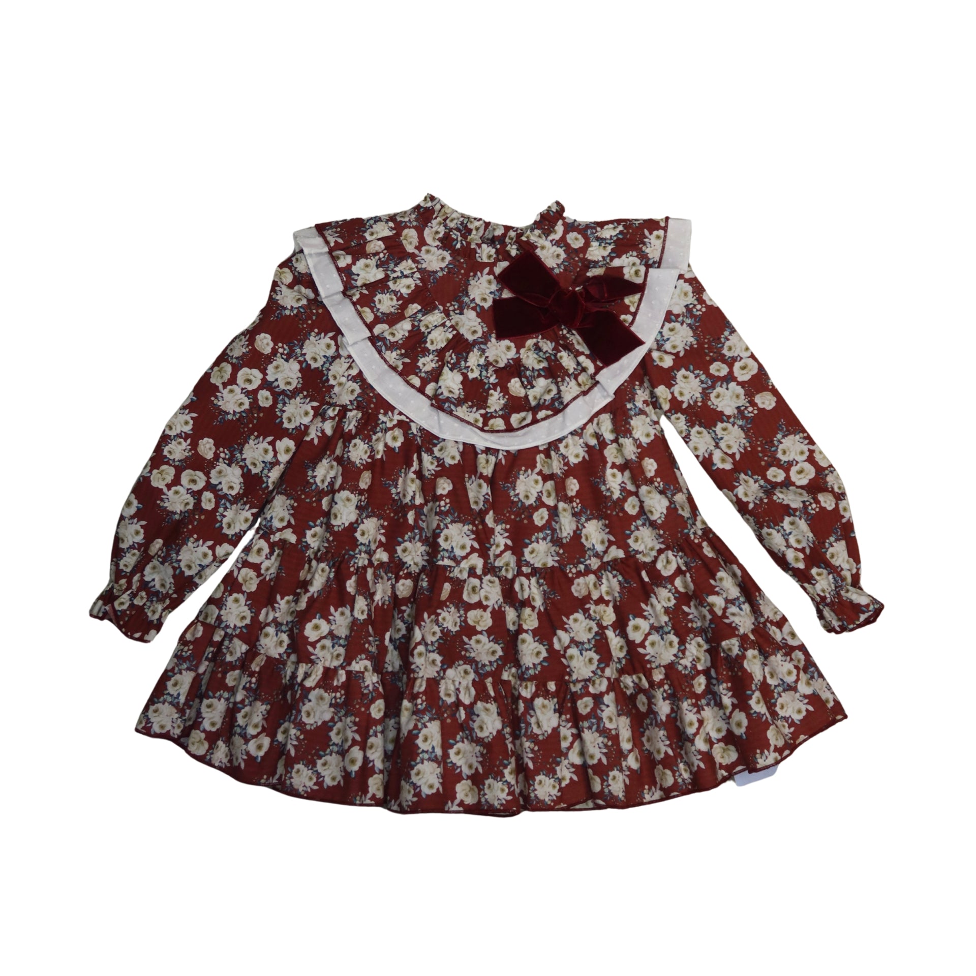 Burgundy Dress for Girls