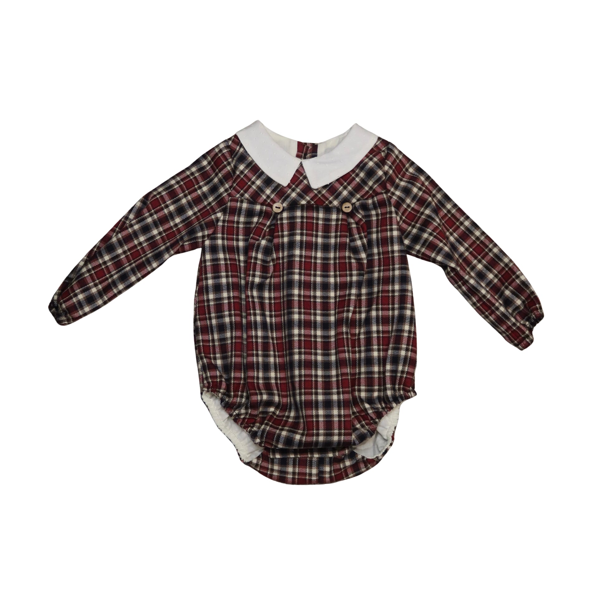 Burgundy Baby Romper