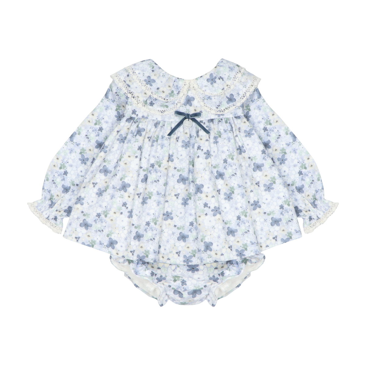 Pre Order Vestido y Braga Caravia Bebé