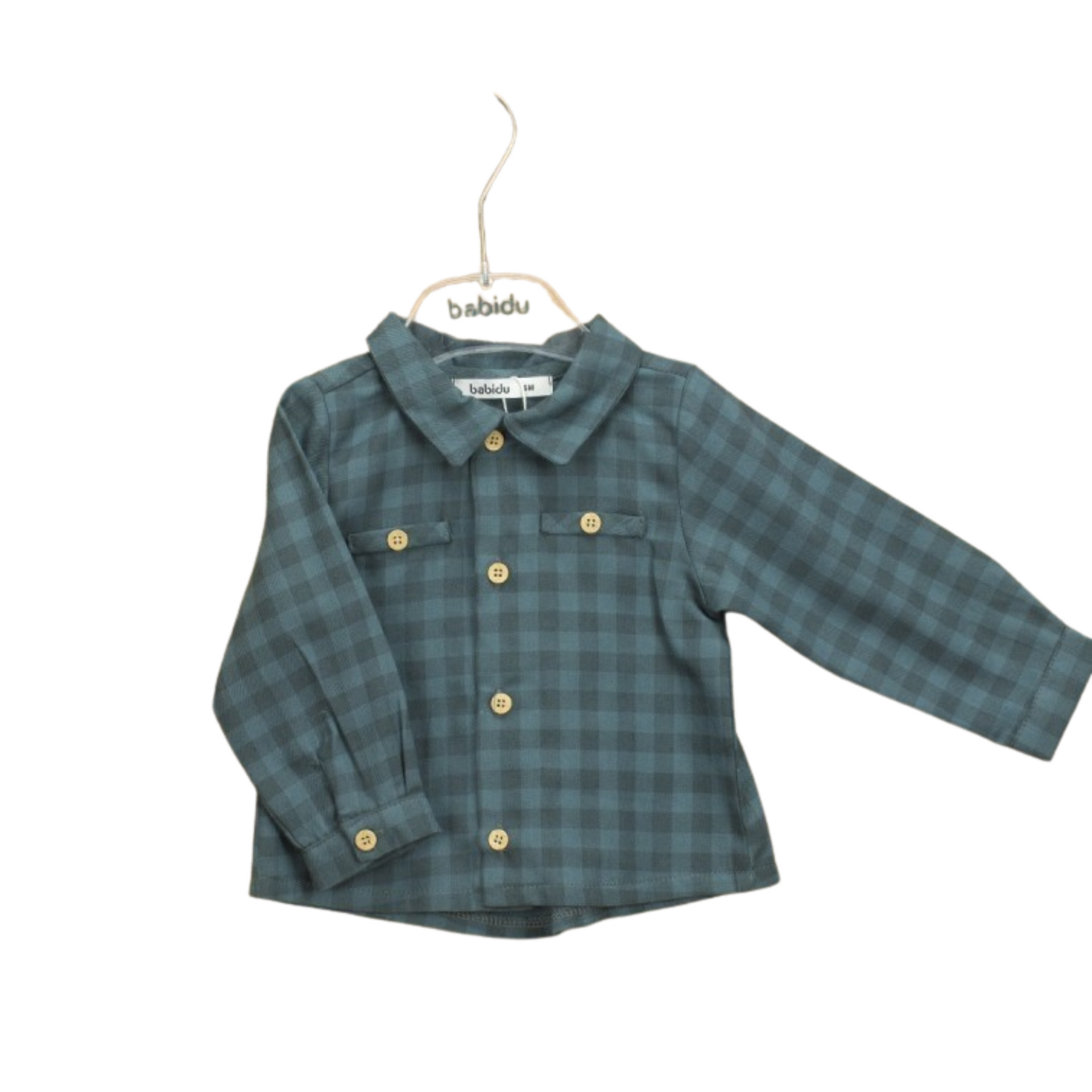 Blue Plaid Shirt for Boys