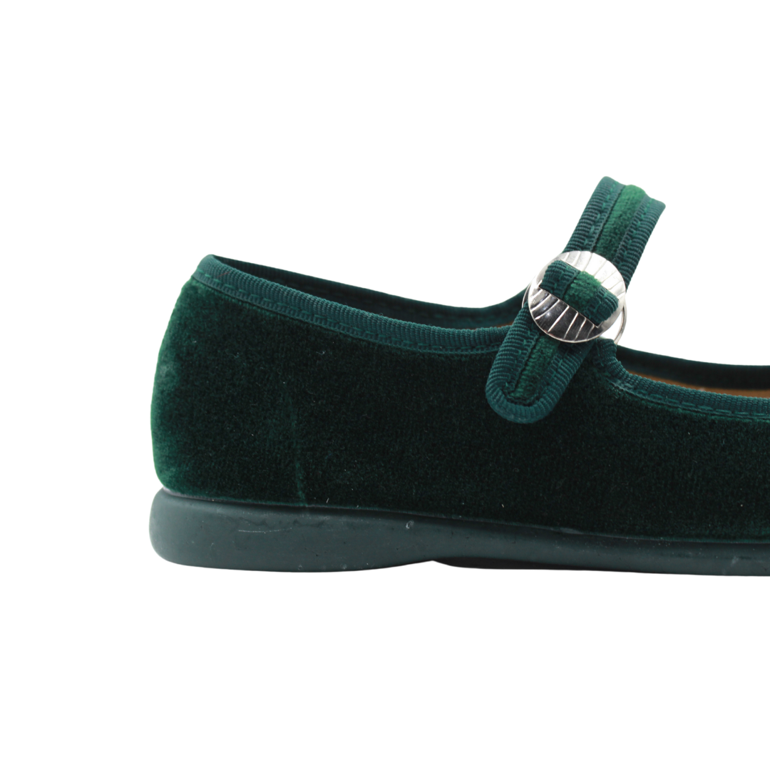 Mercedita de Terciopelo Verde