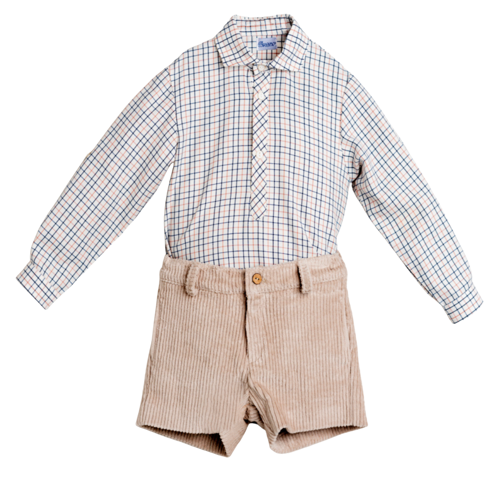 Conjunto Rosa y Gris Niño