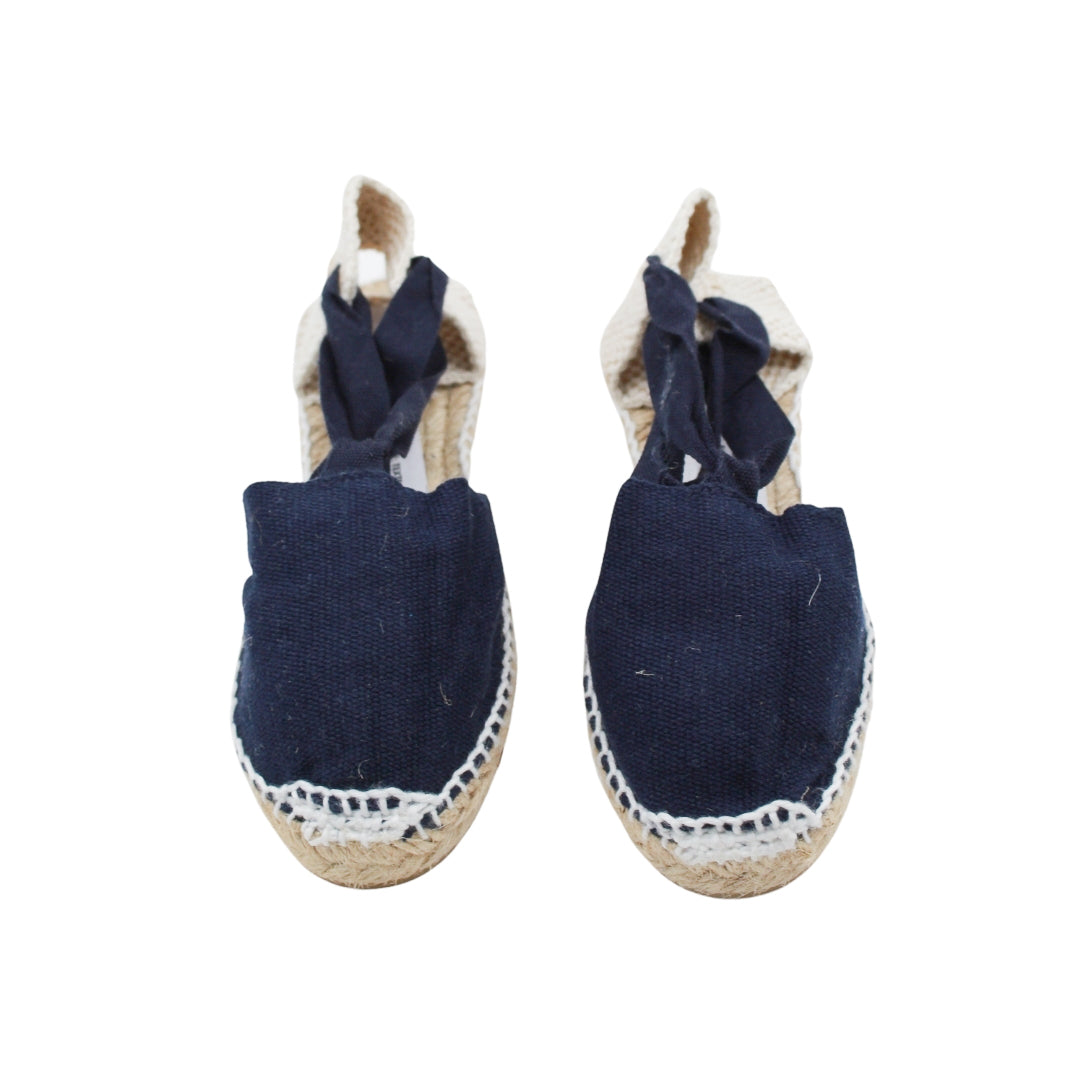 Alpargatas con cordones Marino