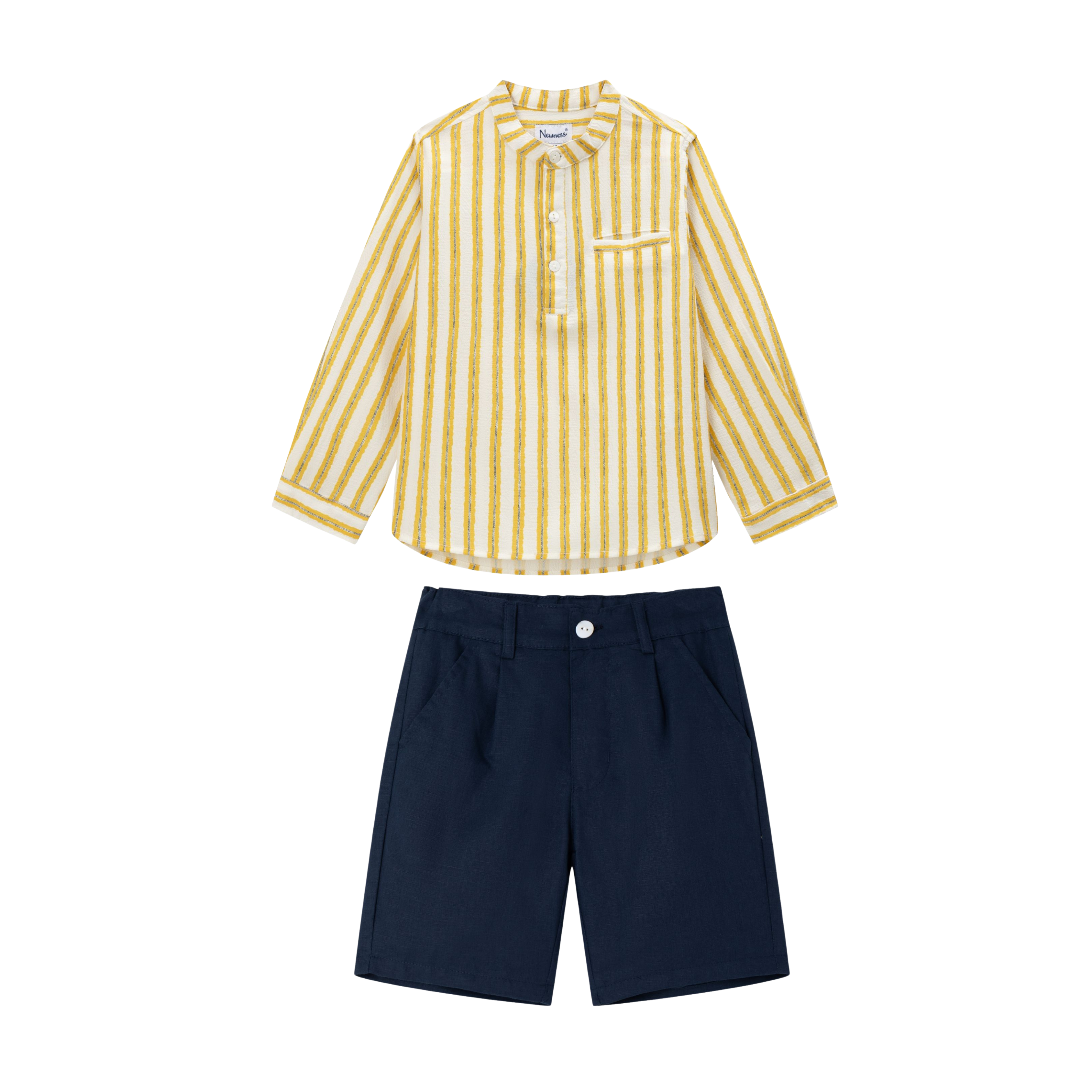 Conjunto Amarillo Rayas Niño