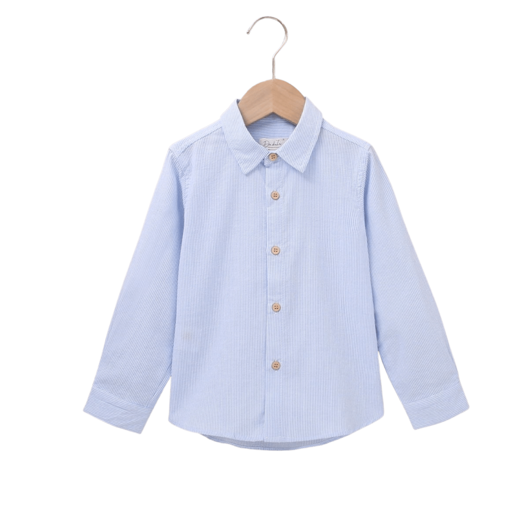 Boy's Blue Striped Shirt