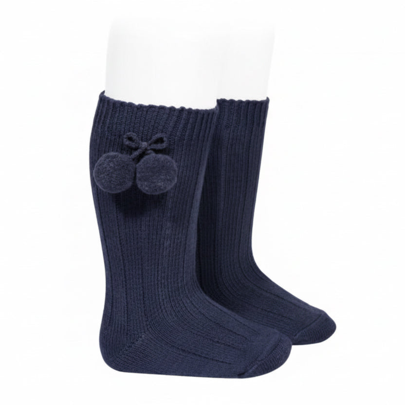 Condor Navy Tassel Socks